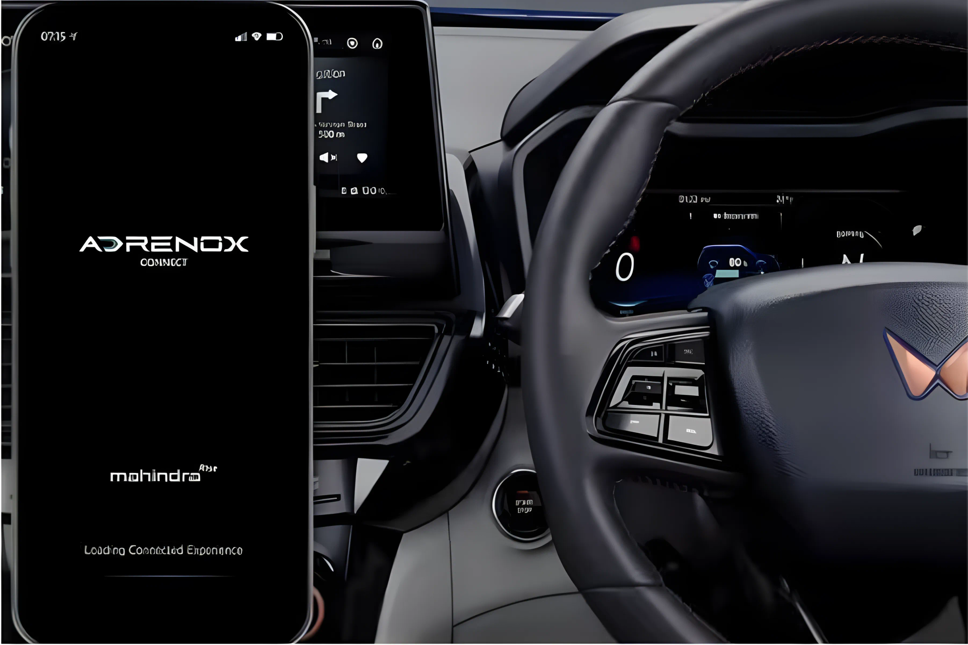 Mahindra XUV 400 EV The Adrenox Touch View