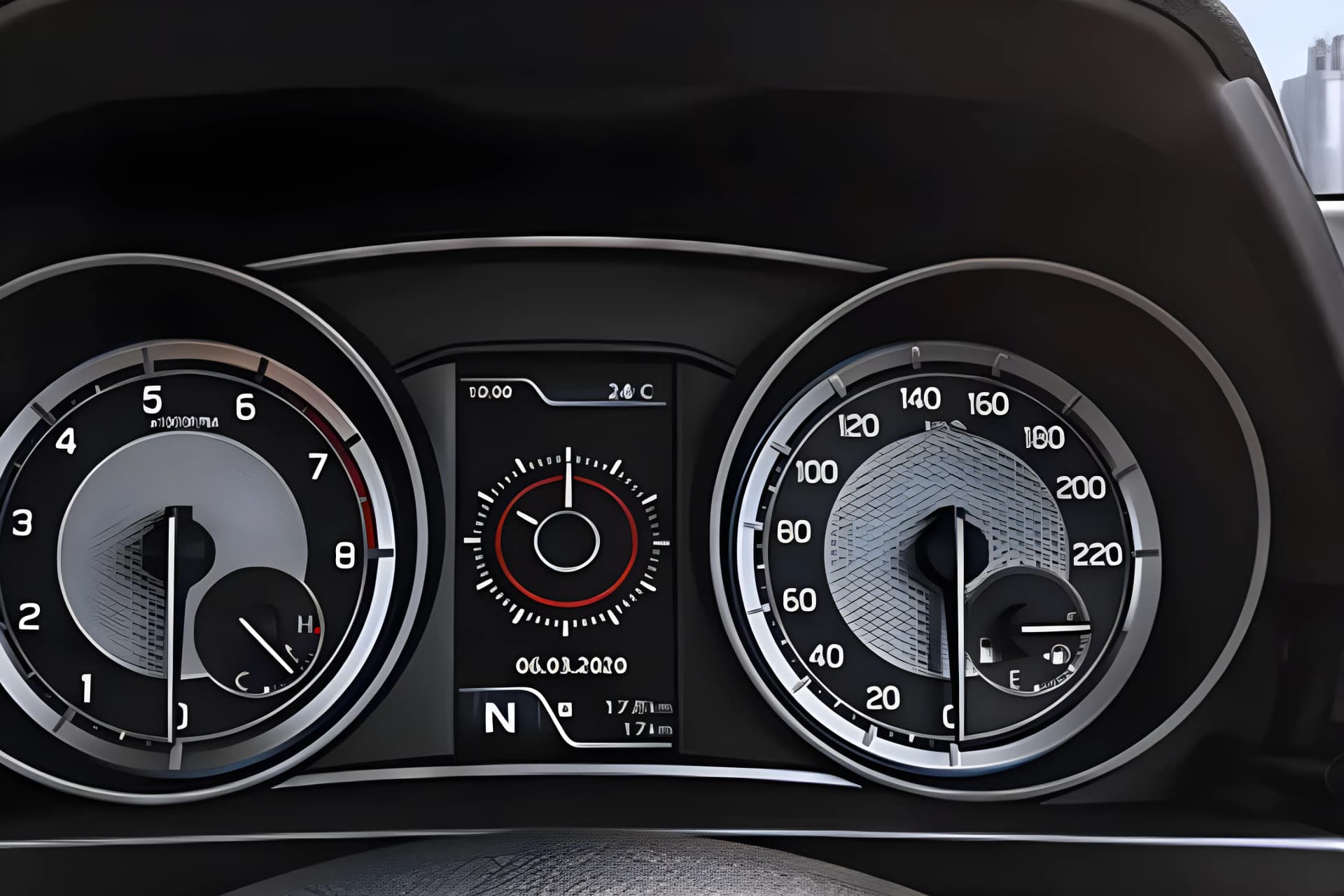 Maruti Suzuki Dzire Instrument Console View
