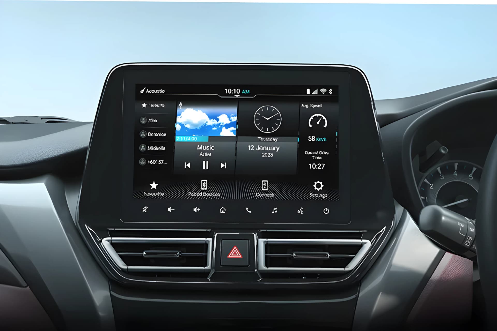 Maruti Suzuki Fronx Infontainment System View