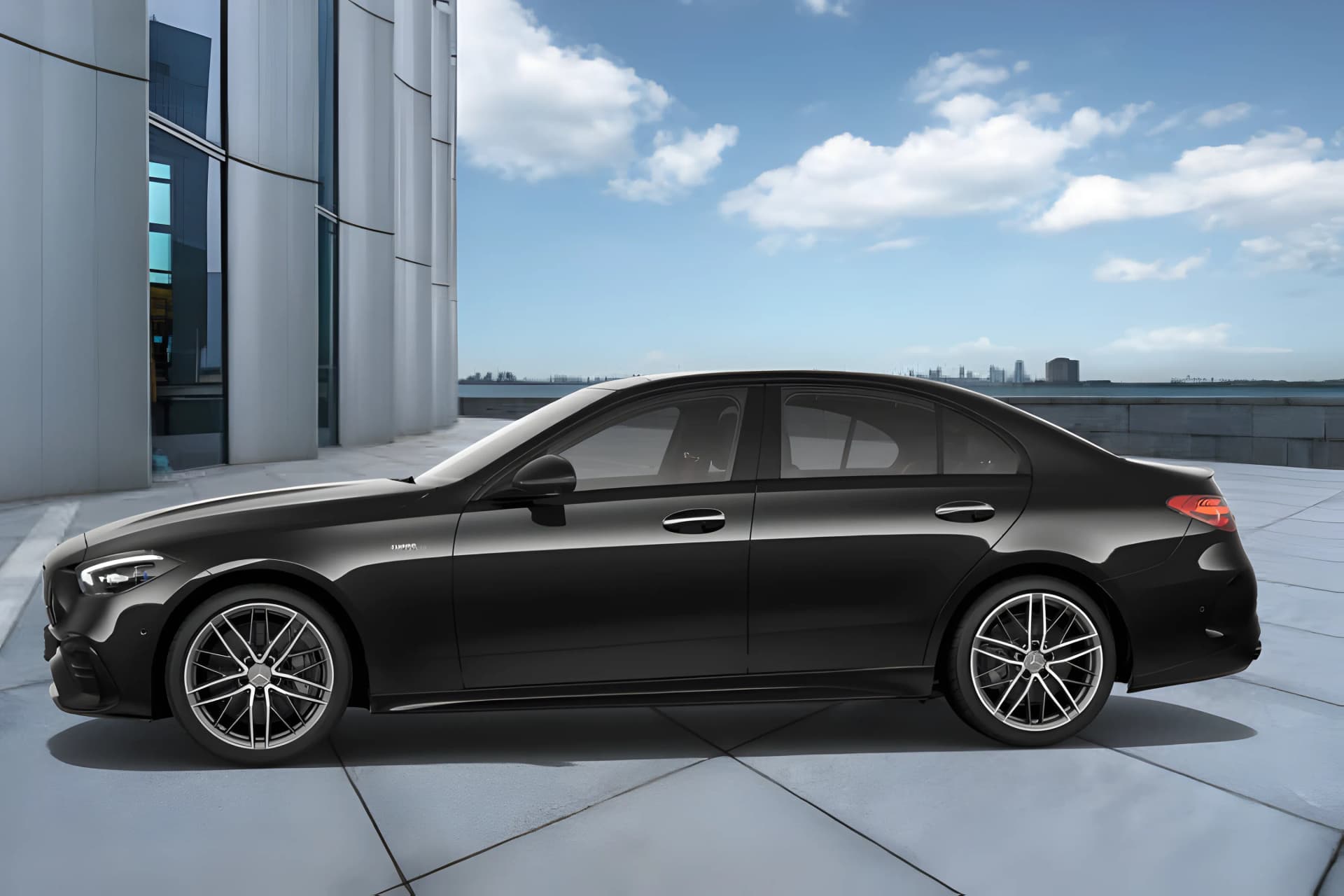 Mercedes Benz AMG C Class Hybrid Left Side View