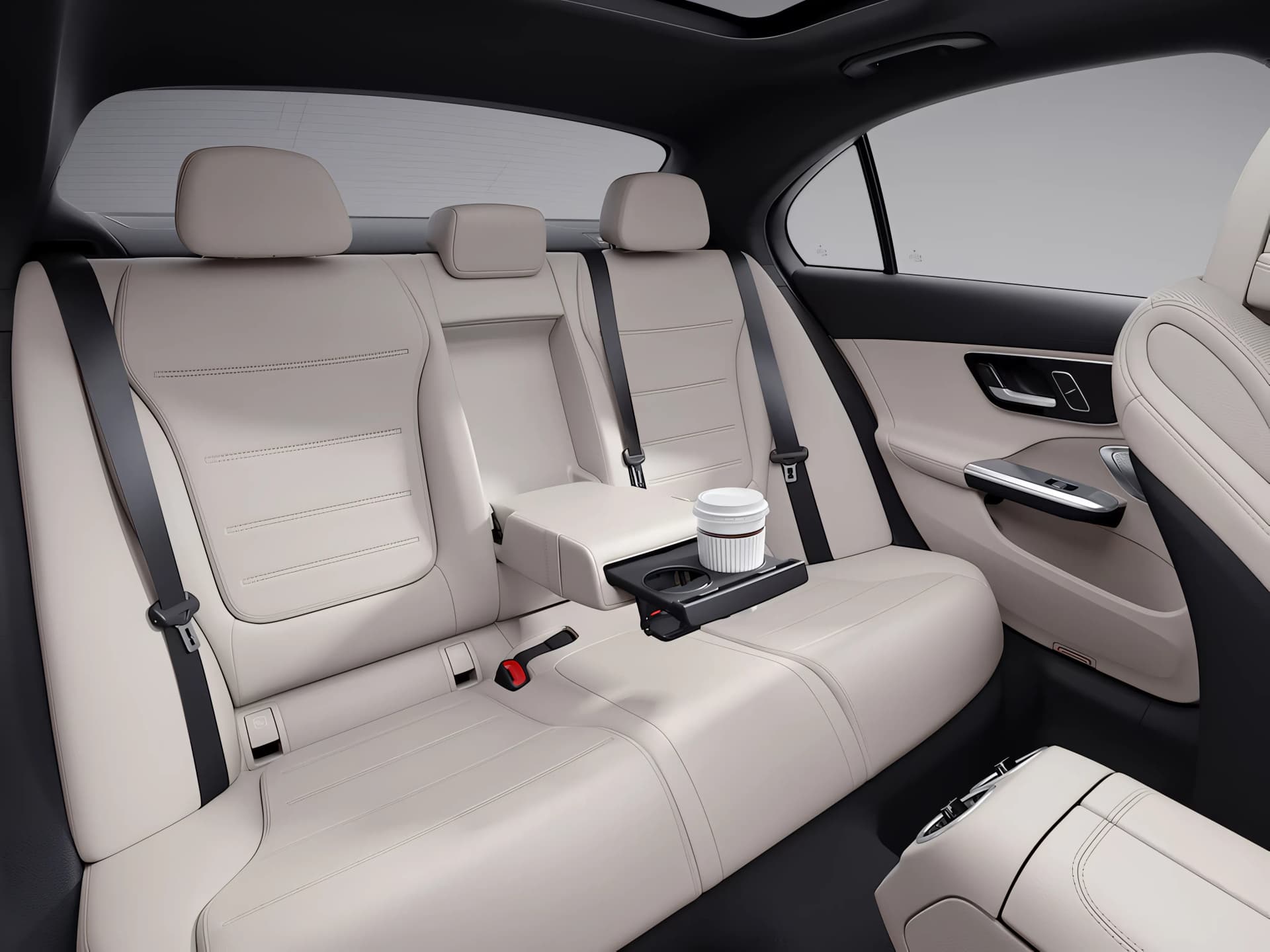 Mercedes Benz AMG S Class Hybrid Rear Seat View