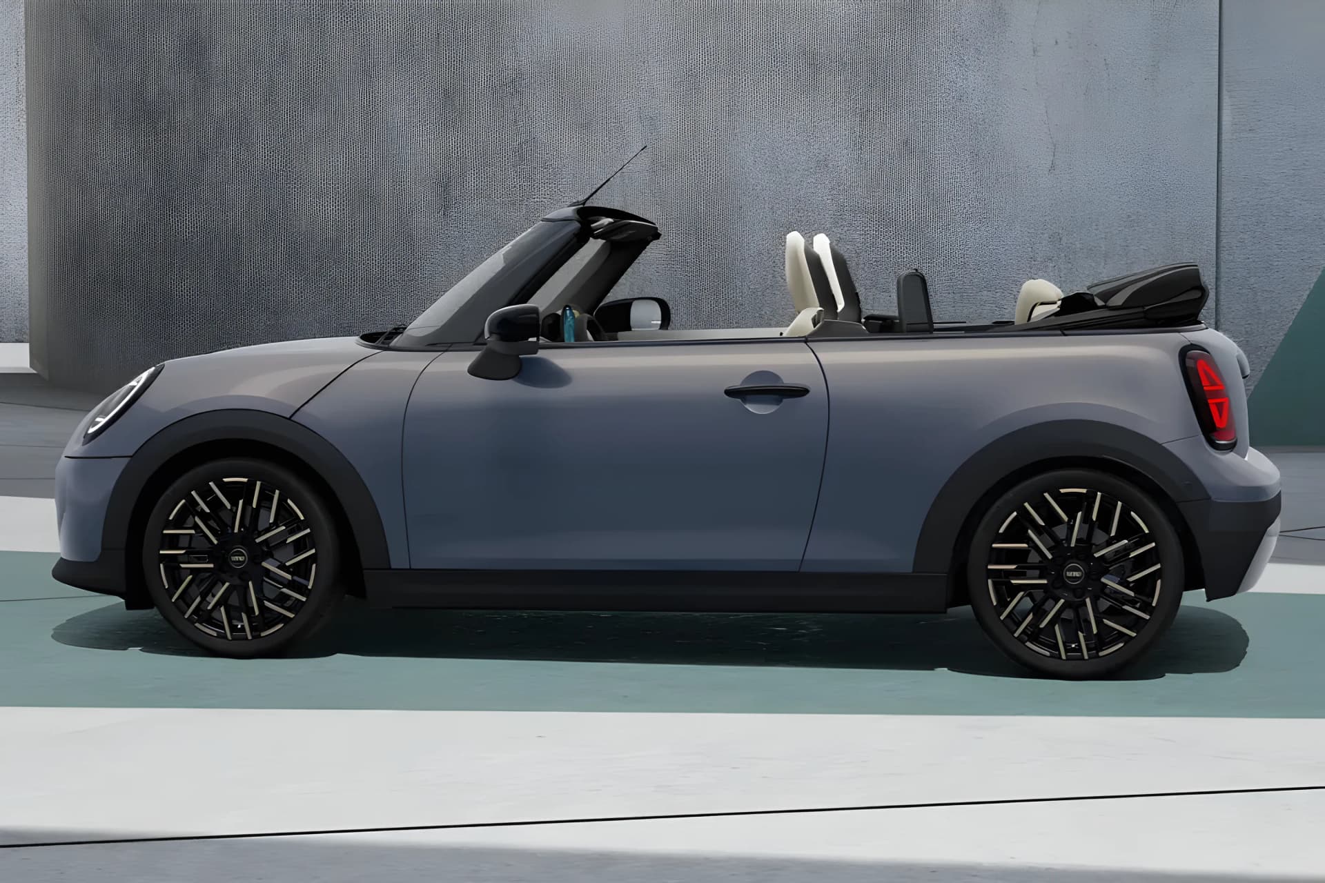 Mini Cooper S Convertible Left Side View