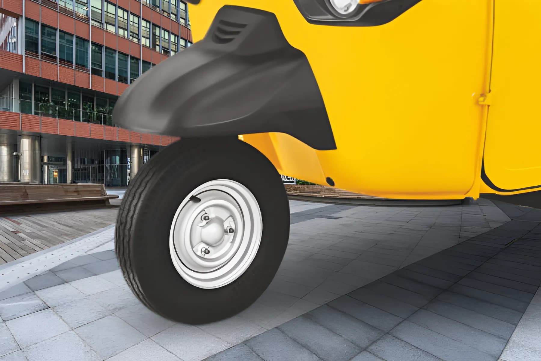 Piaggio Ape Xtra LDX Front Tyre View