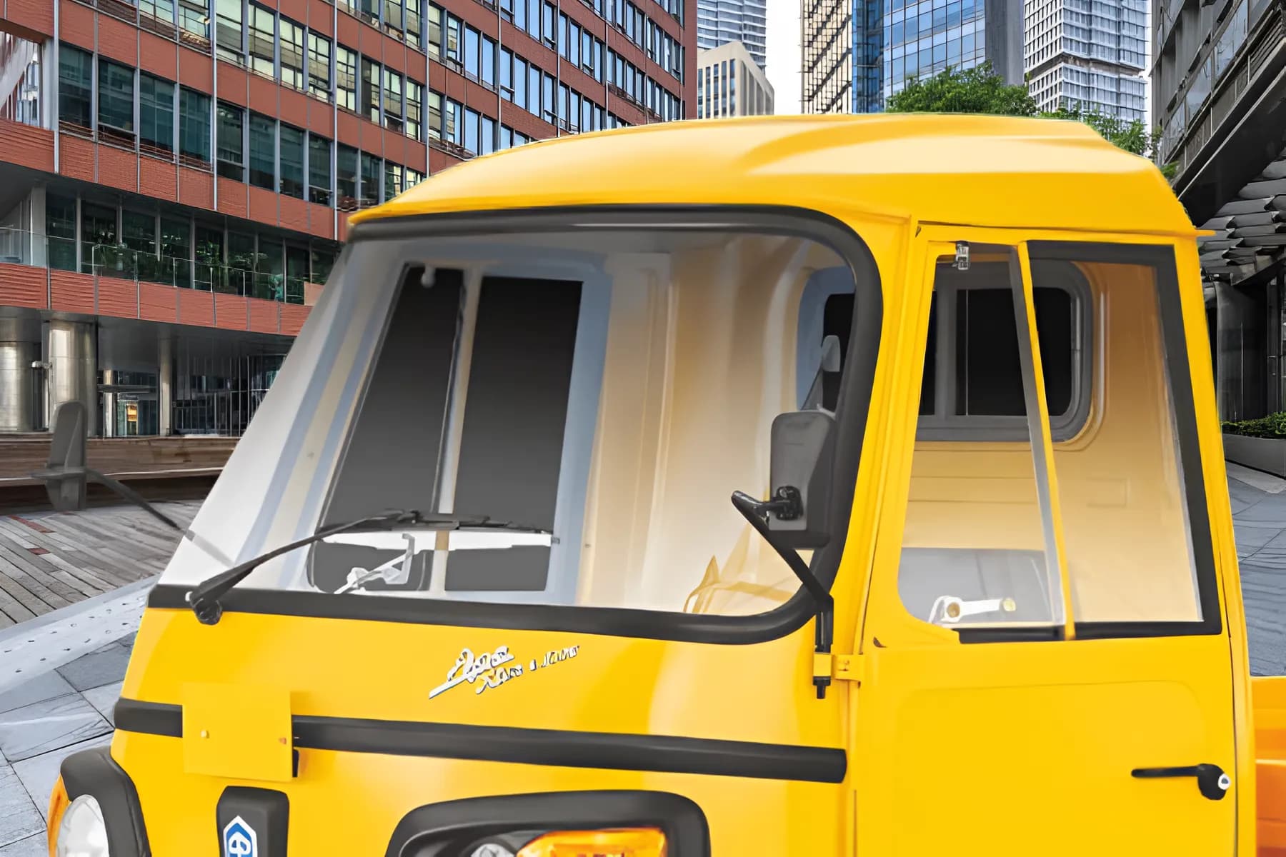 Piaggio Ape Xtra LDX Front Mirrior View