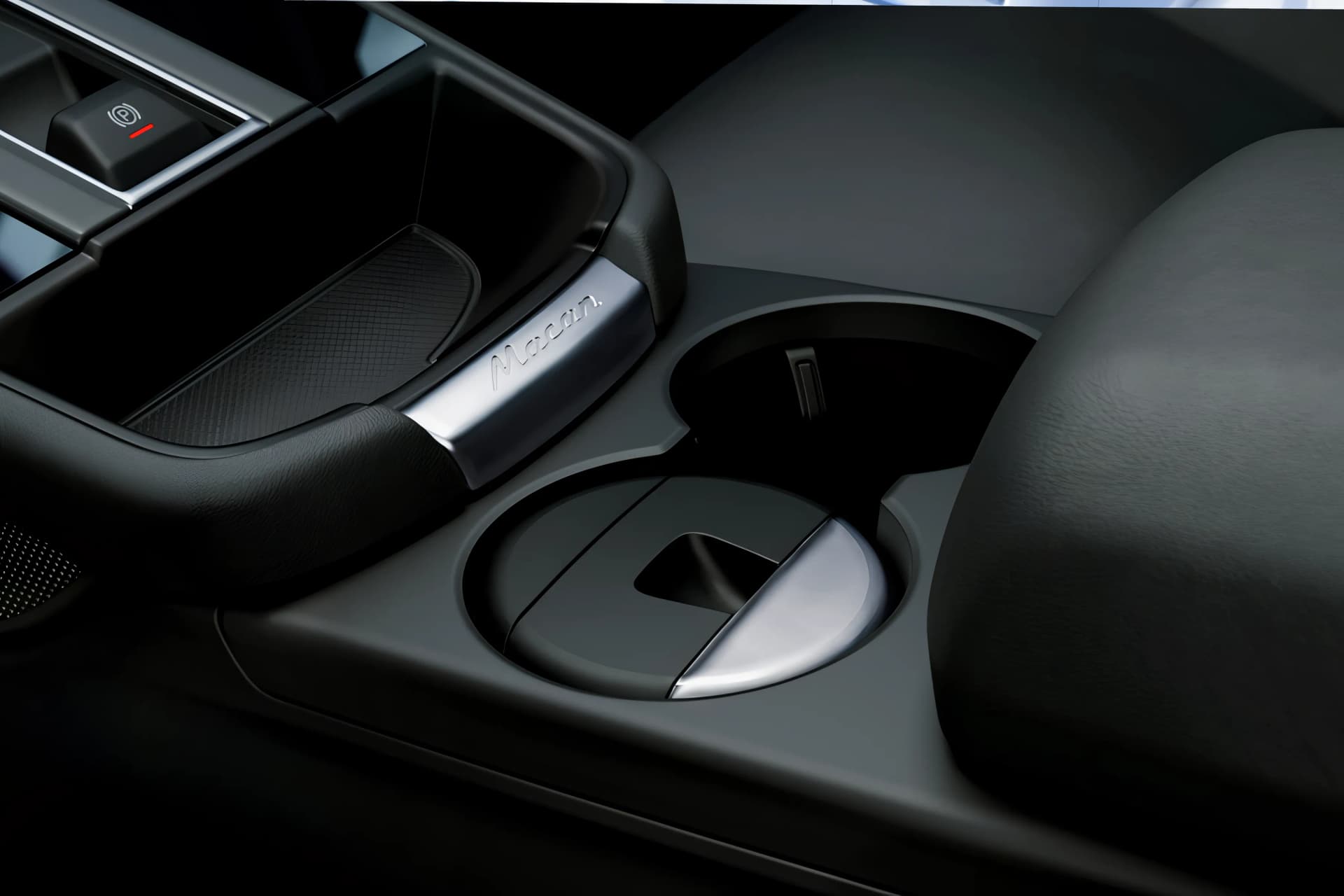Porsche Macan Cup Holders View