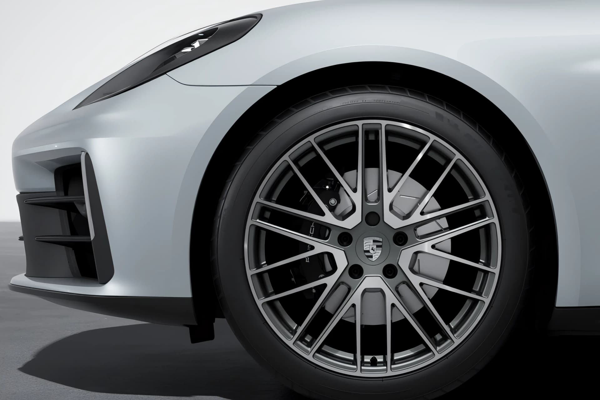 Porsche Panamera Front Wheel View