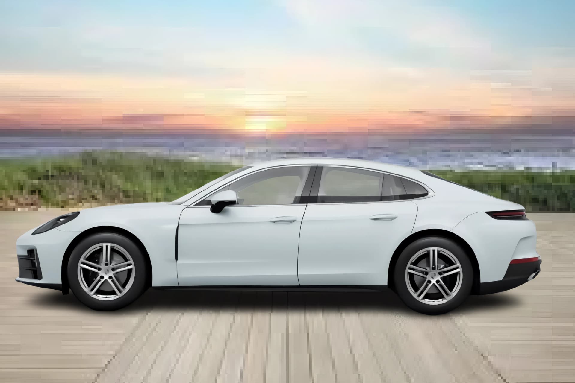 Porsche Panamera Left Side View