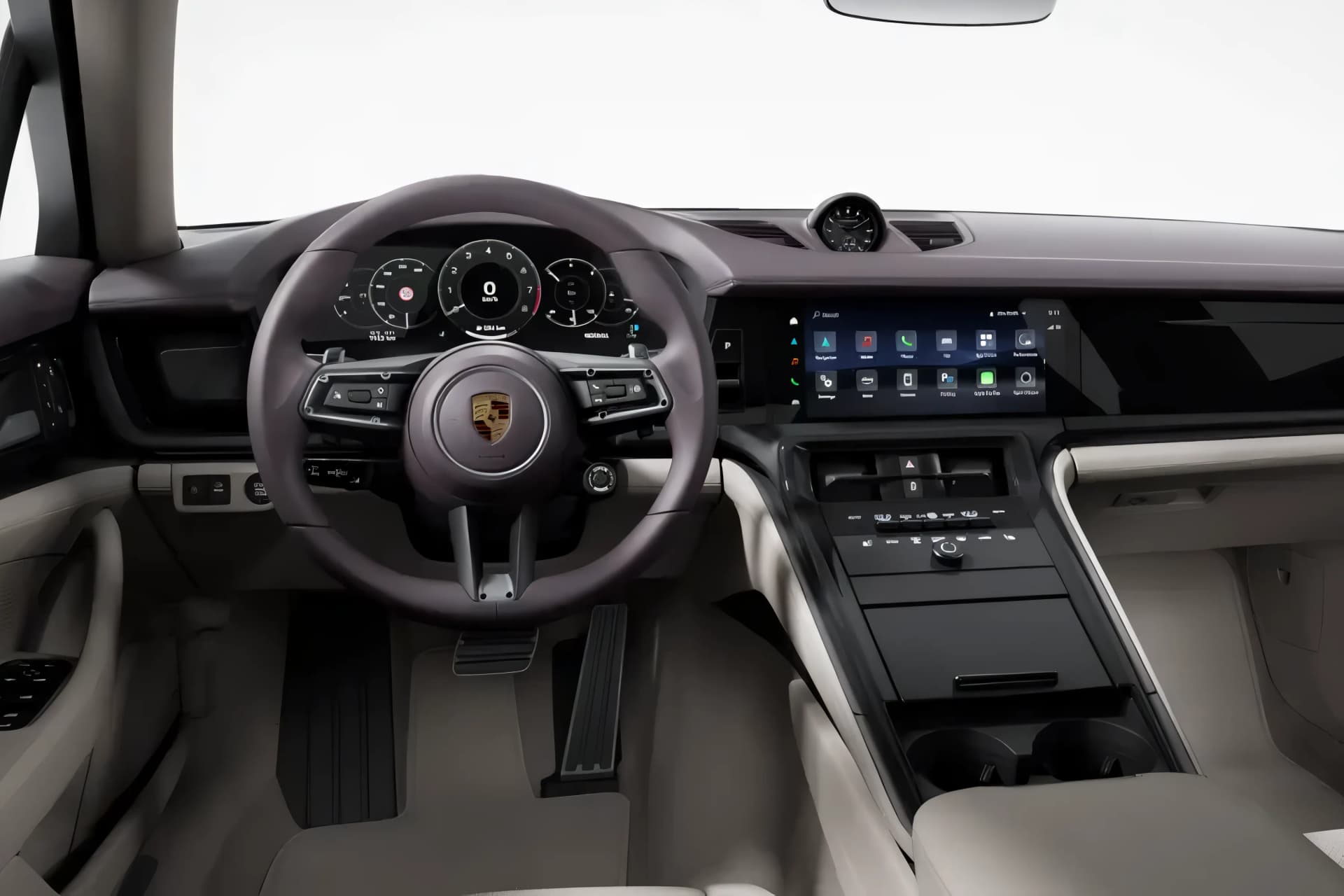Porsche Panamera Dashboard View