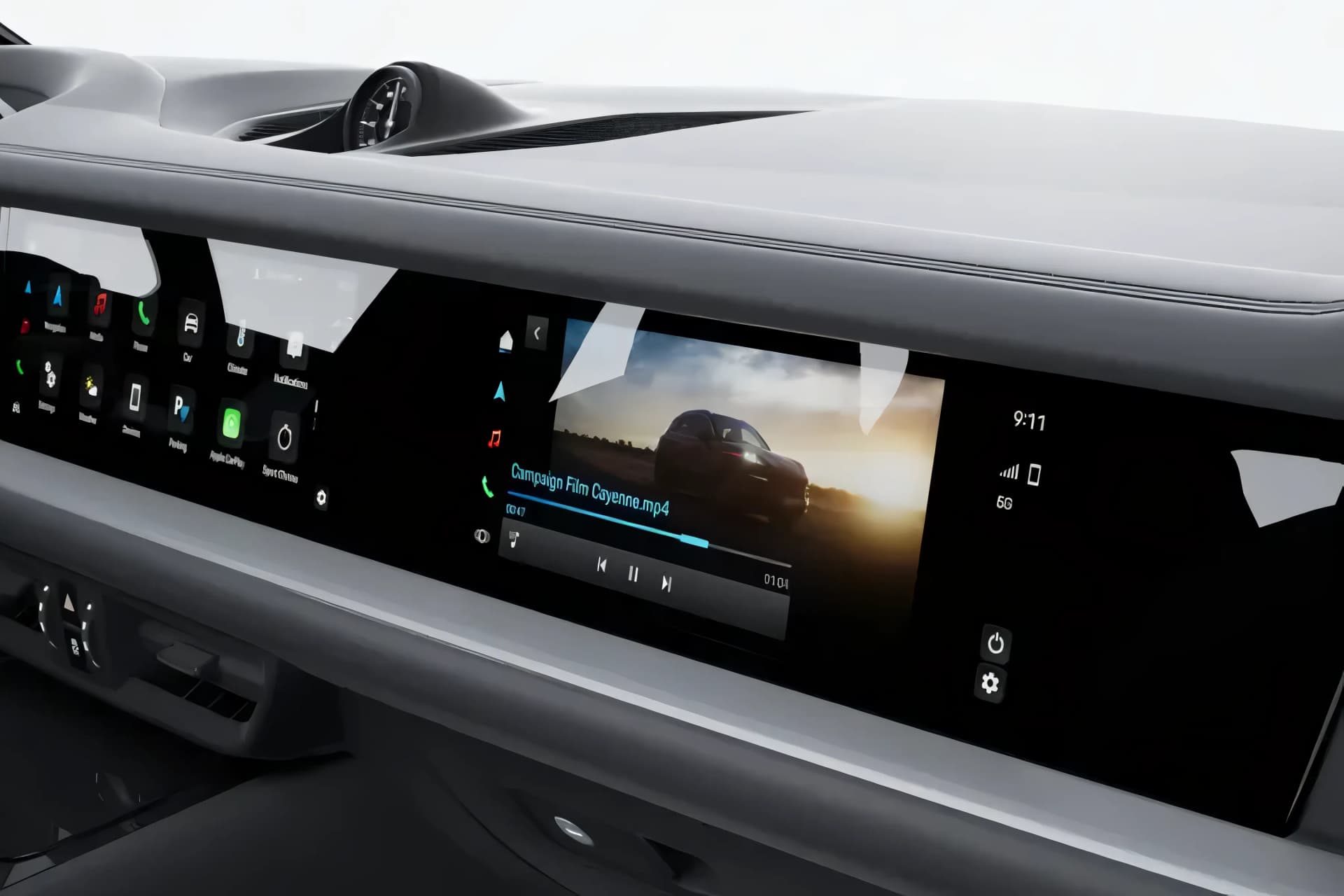 Porsche Panamera Touch Screen View