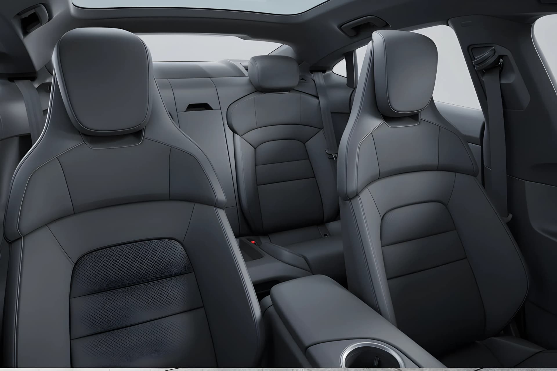 Porsche Taycan EV Rear Seats View