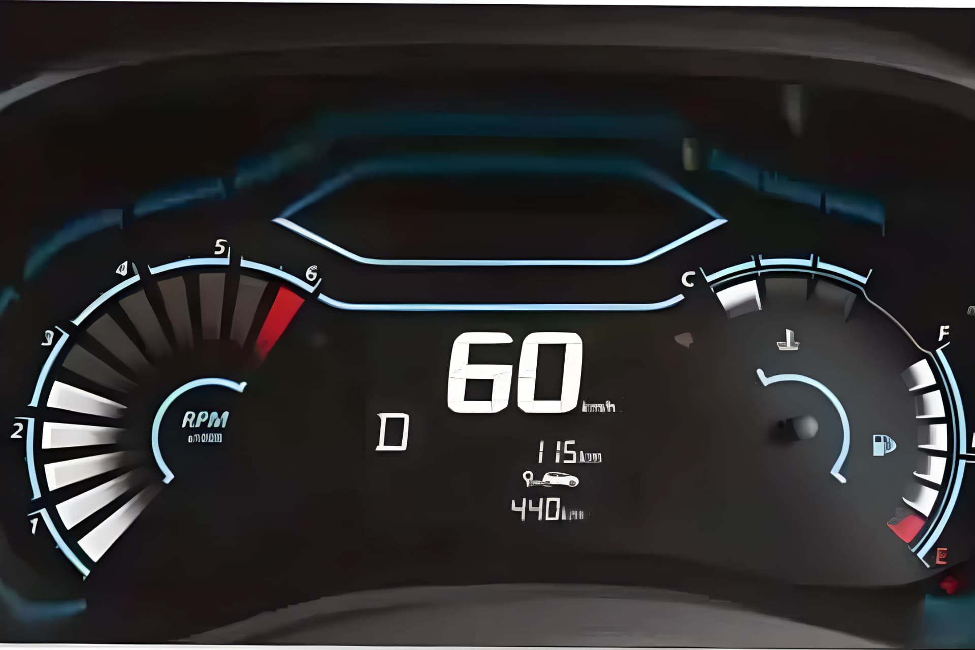 Renault Kwid Meter View