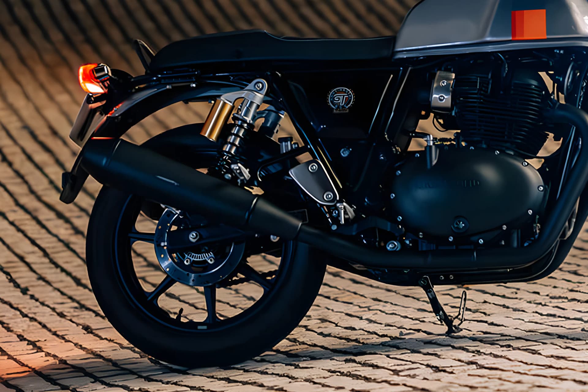 Royal Enfield Continental GT 650 Rear Wheel View