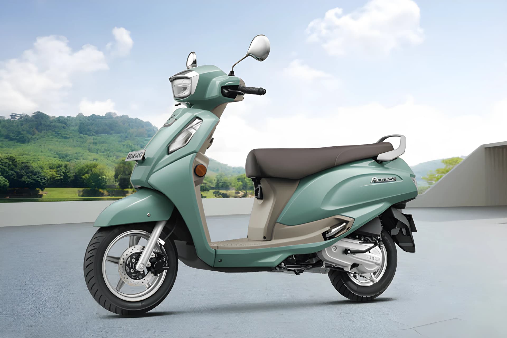 Suzuki Access Front Left View