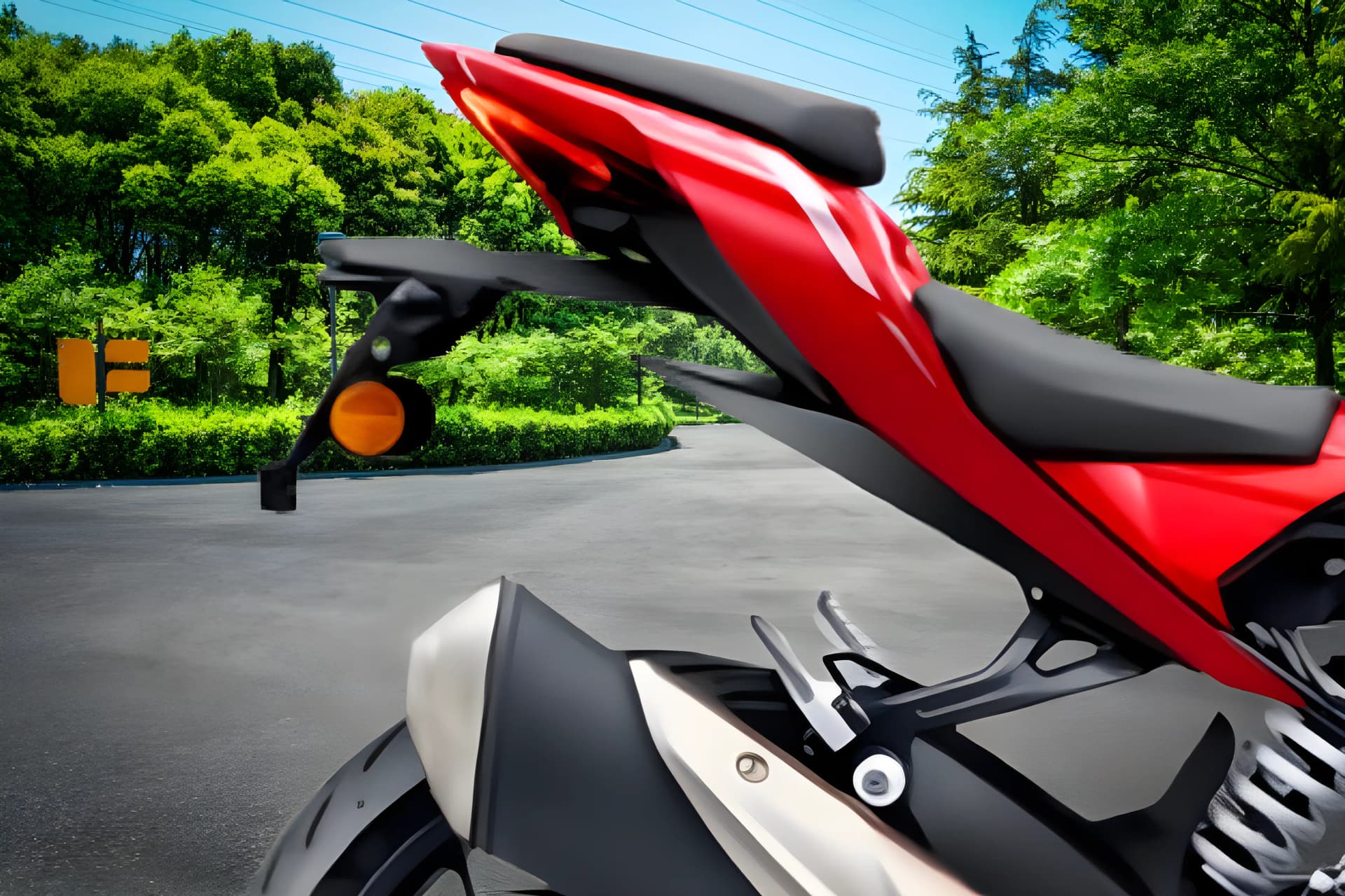 TVS Apache RR 310 Tail Part View