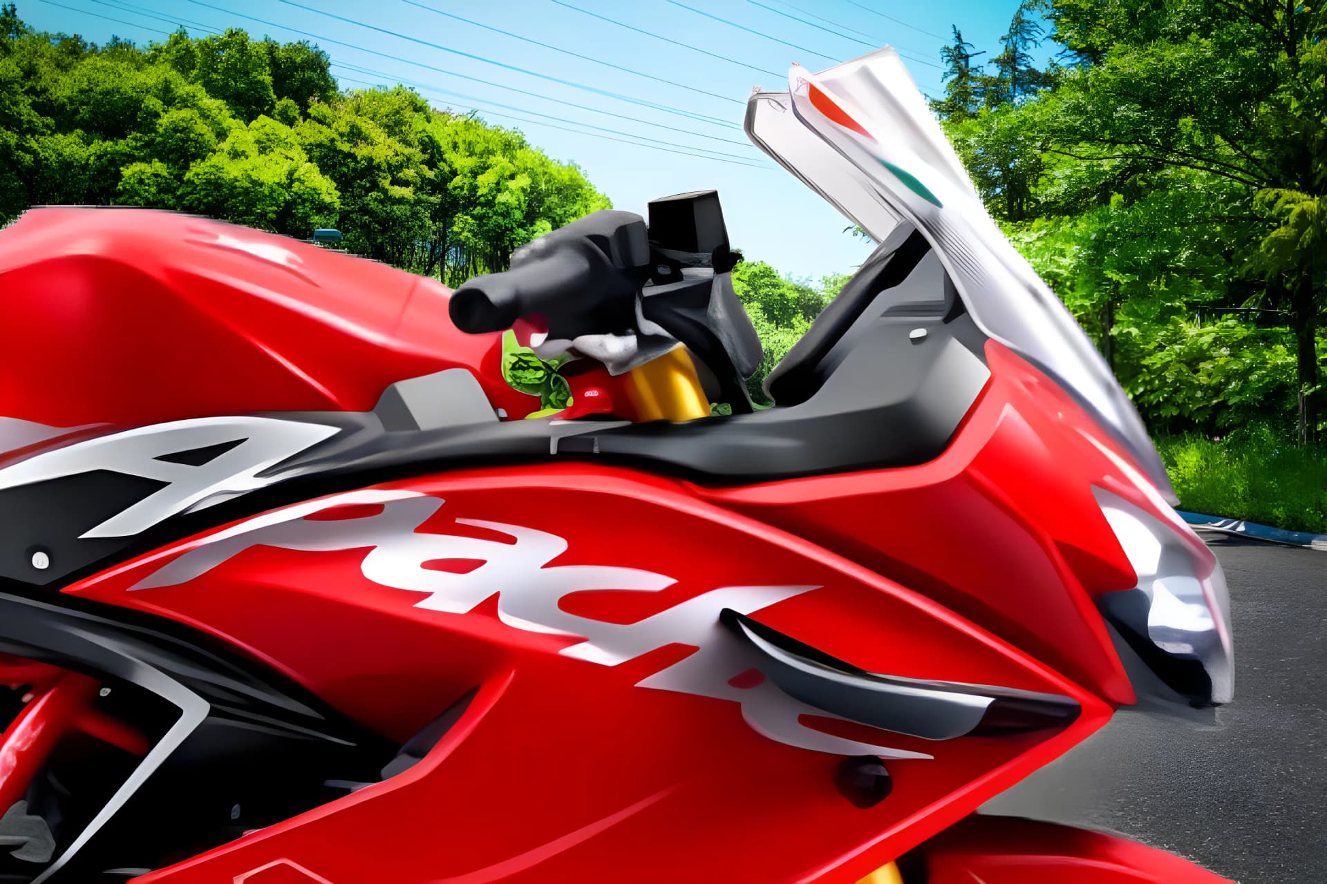 TVS Apache RR 310 Fuel Tank View