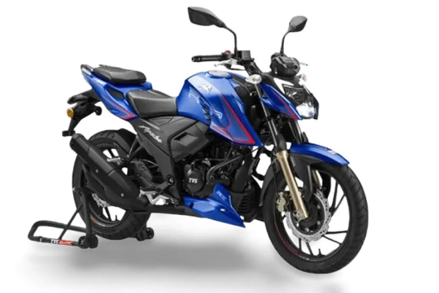 TVS Apache RTR 180 Metallic Blue color