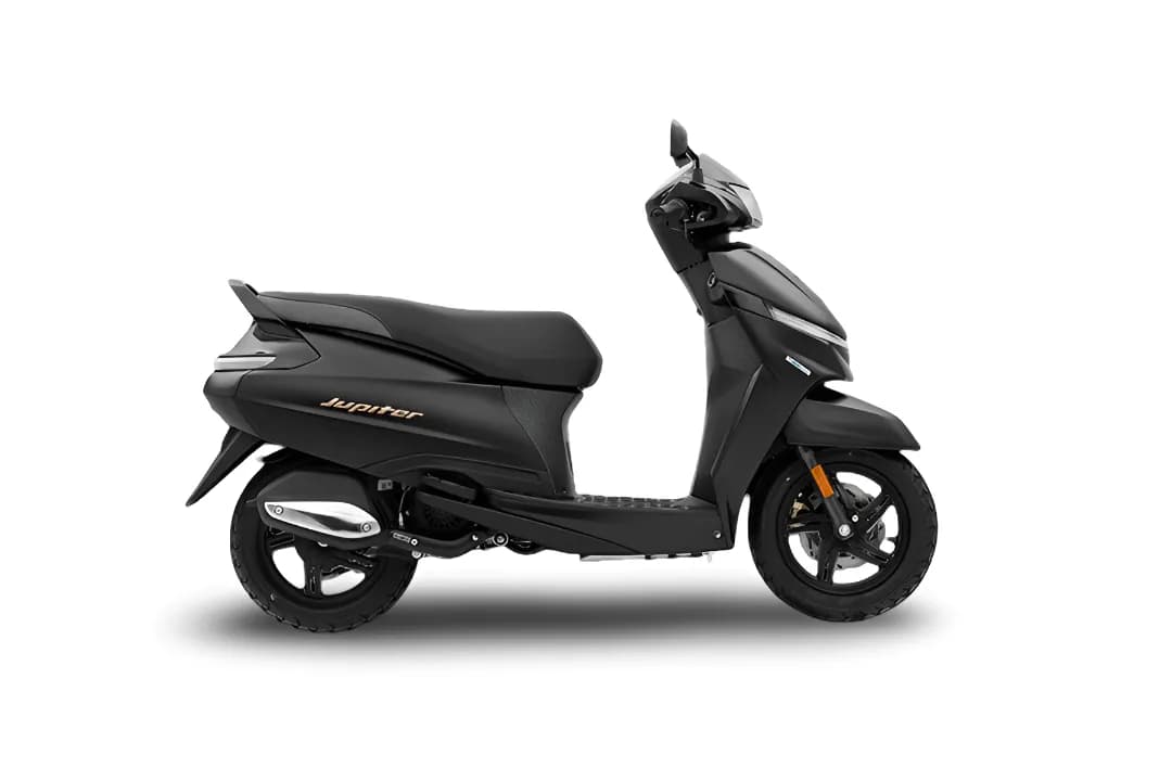 TVS Jupiter Stardust Black color