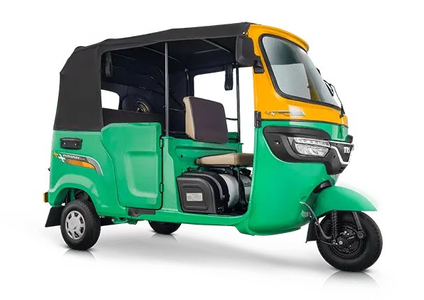 TVS King Duramax Plus CNG Eco Green color