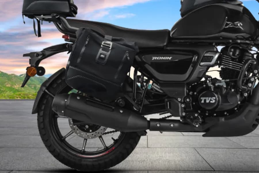 TVS Ronin Silencer View
