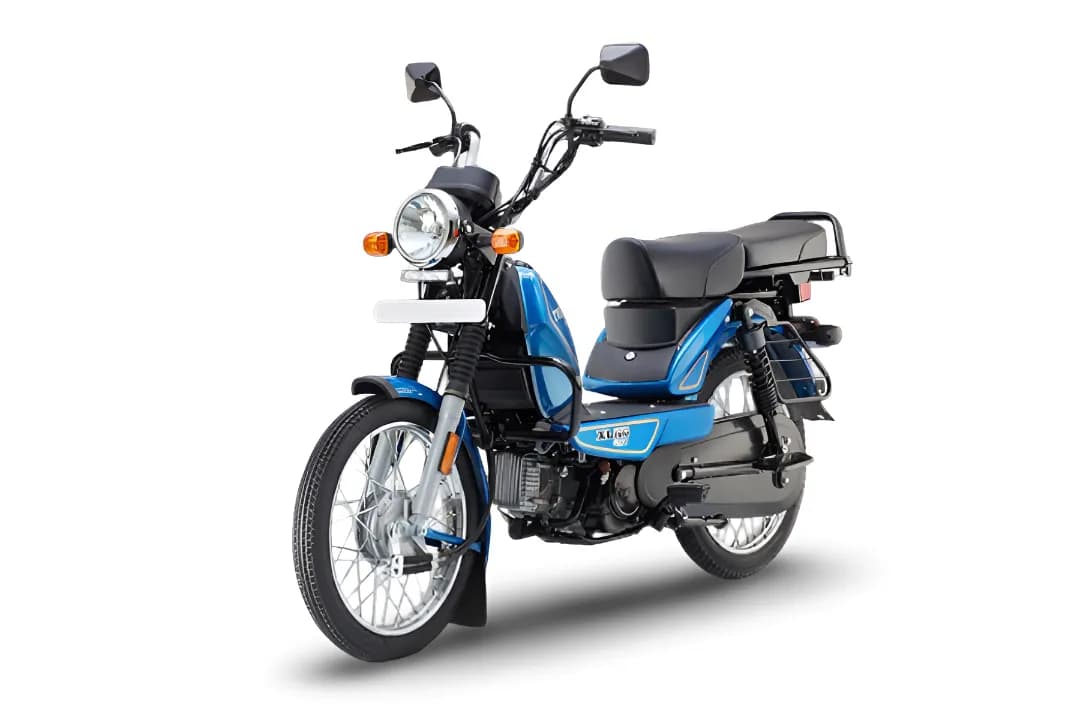 TVS XL 100 Heavy Duty Blue color