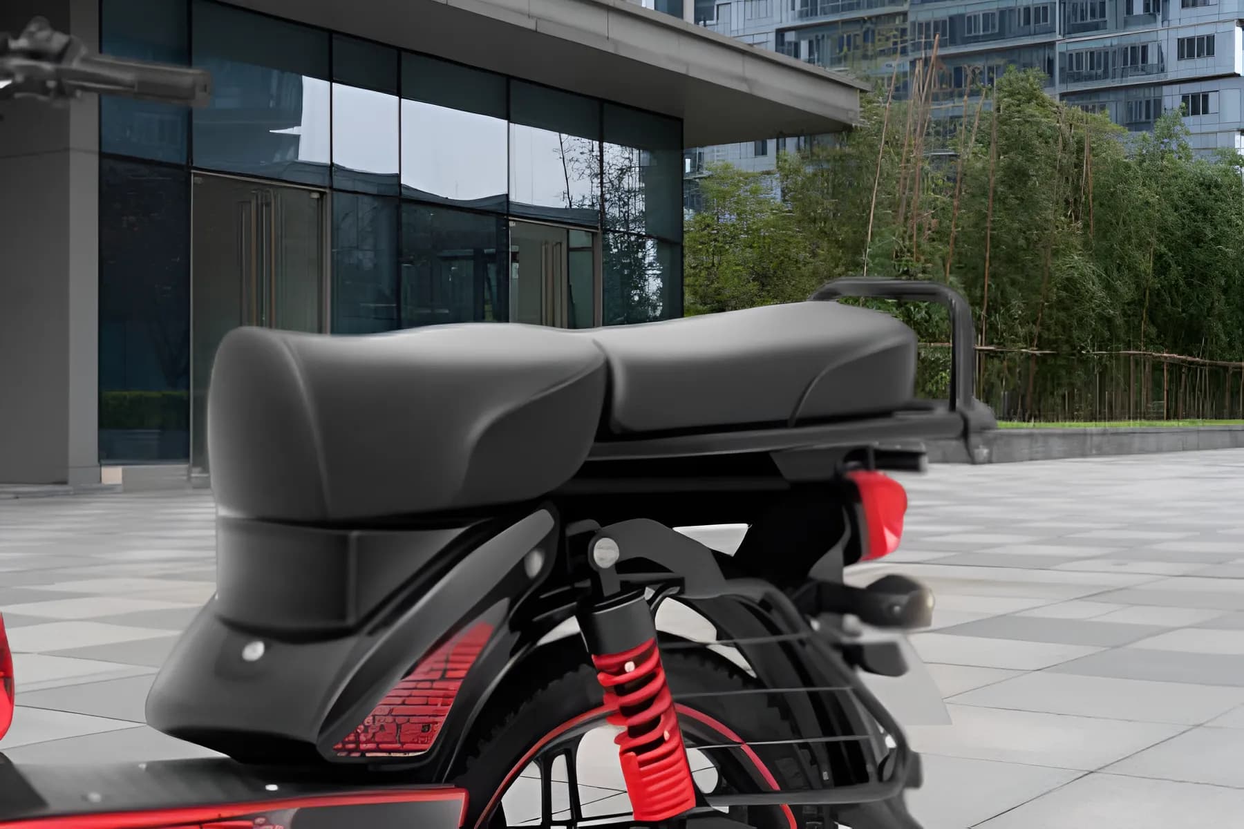 TVS XL 100 Heavy Duty Alloy Seat View