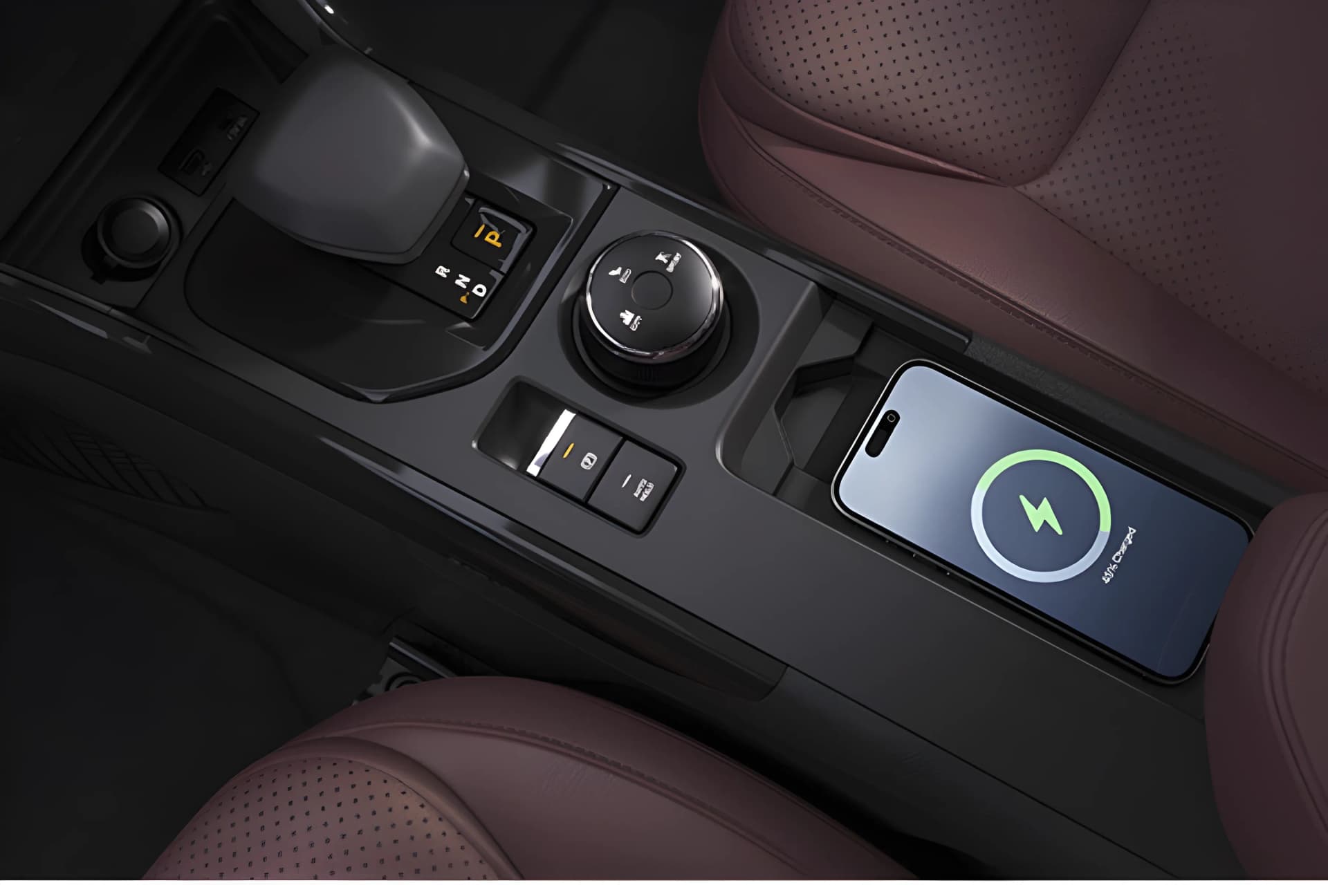 Tata Curvv Wireless Charging View