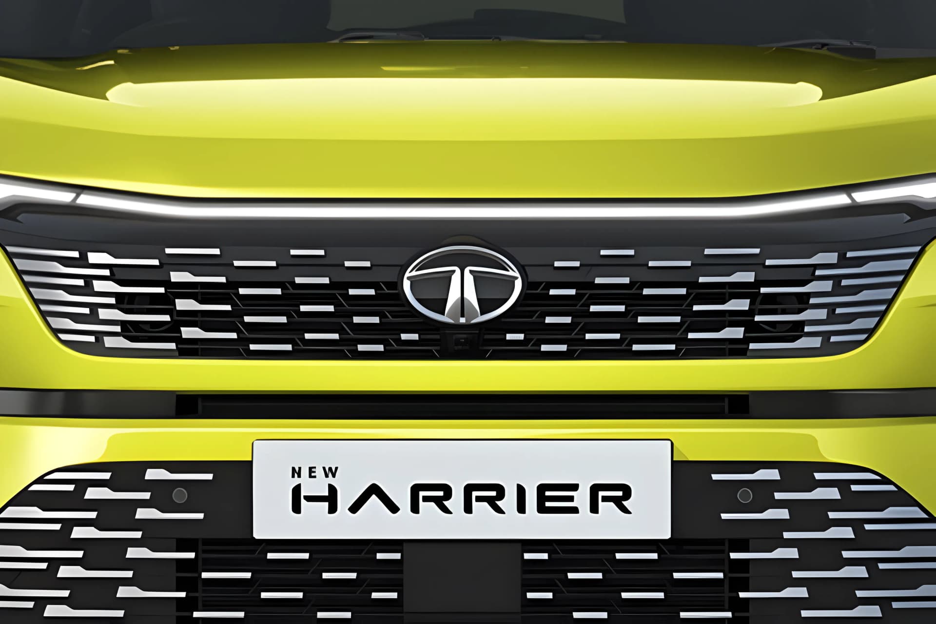 Tata Harrier Front Grille View