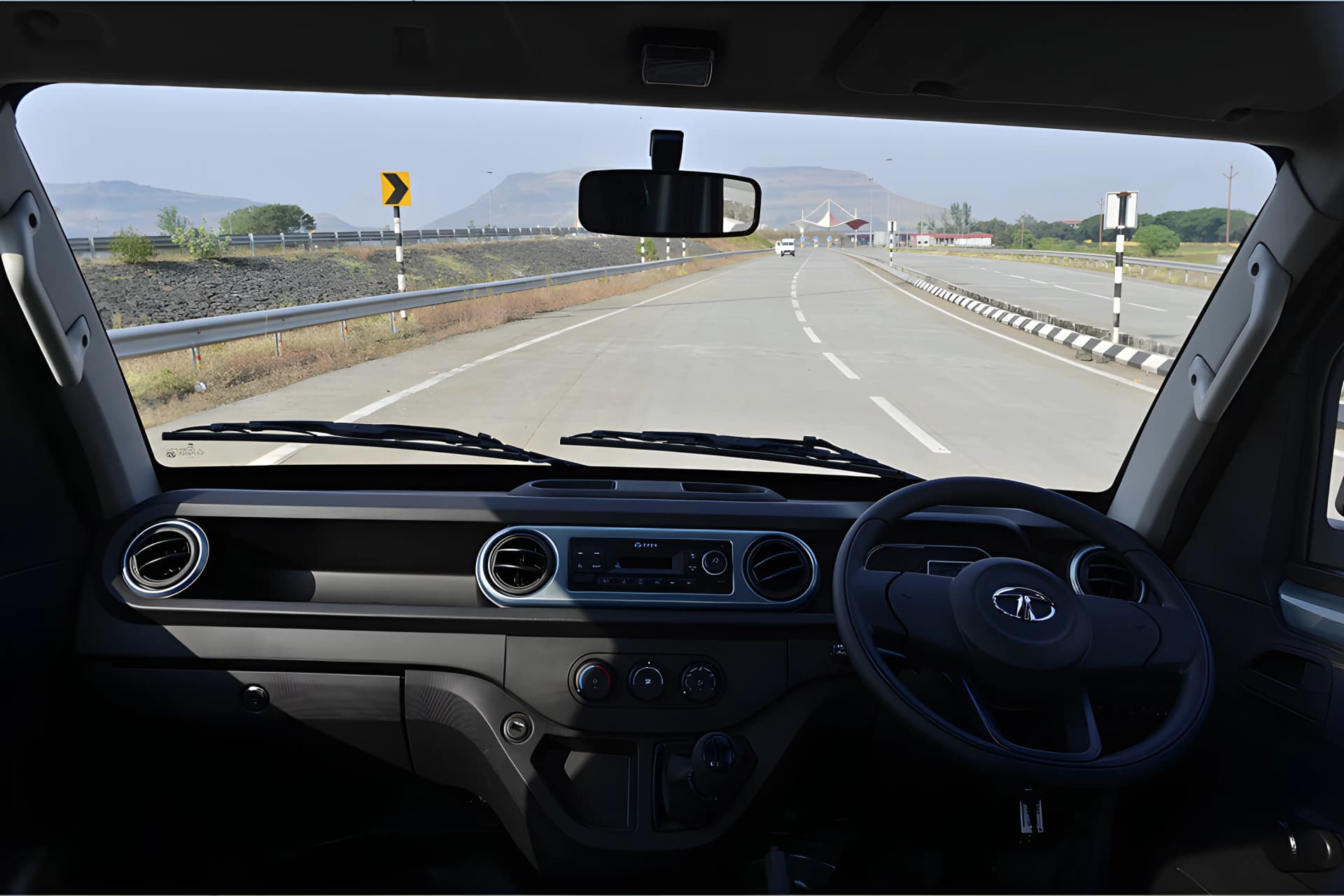 Tata Intra V70 Gold Dashboard View