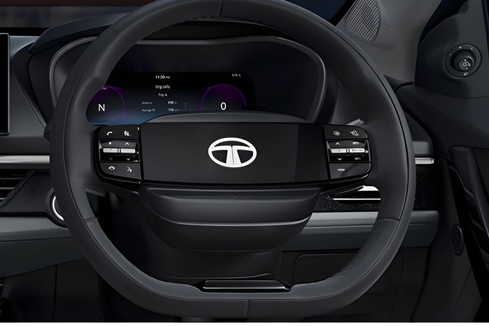 Tata Nexon Steering Wheel View