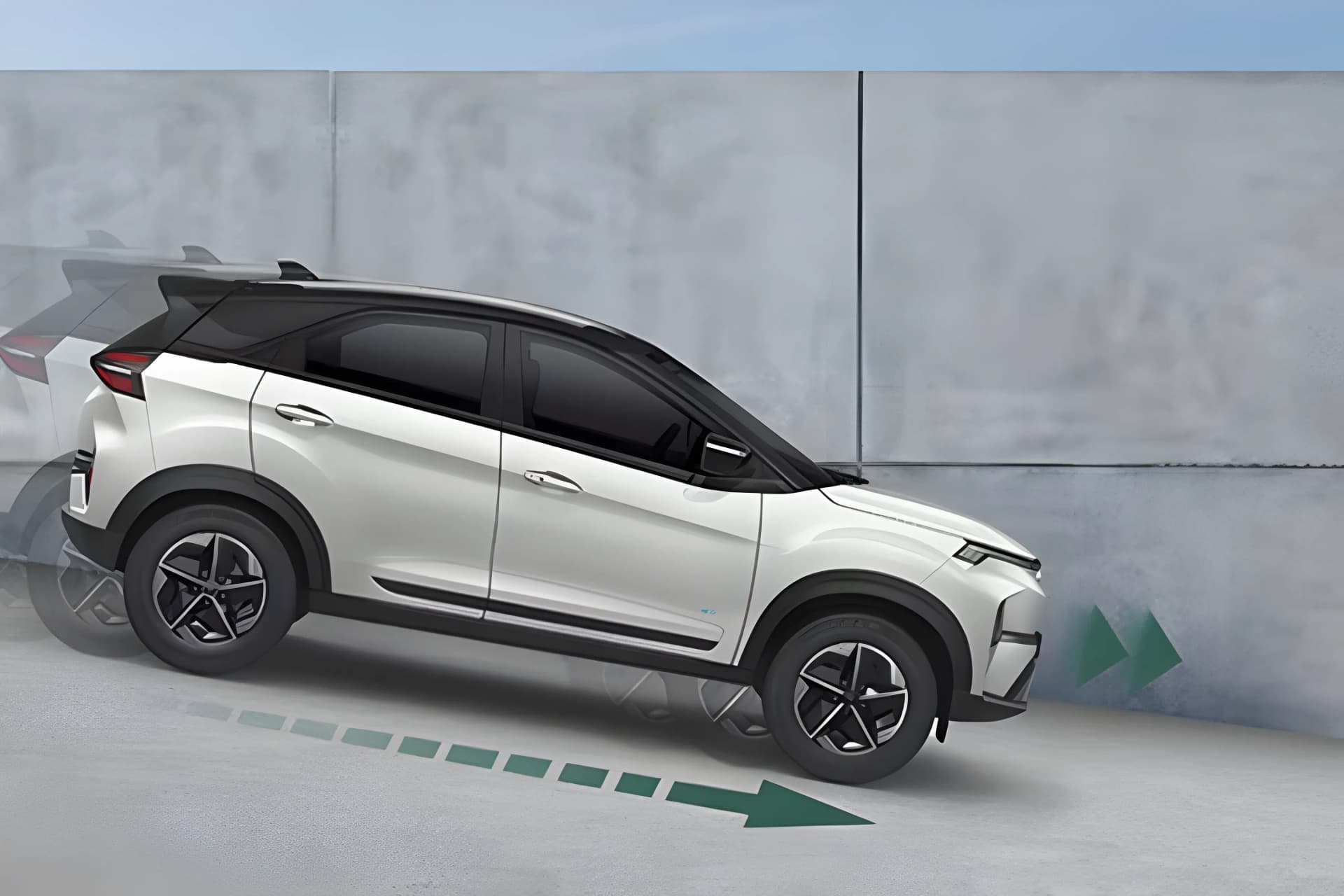 Tata Nexon EV Hill Hold View
