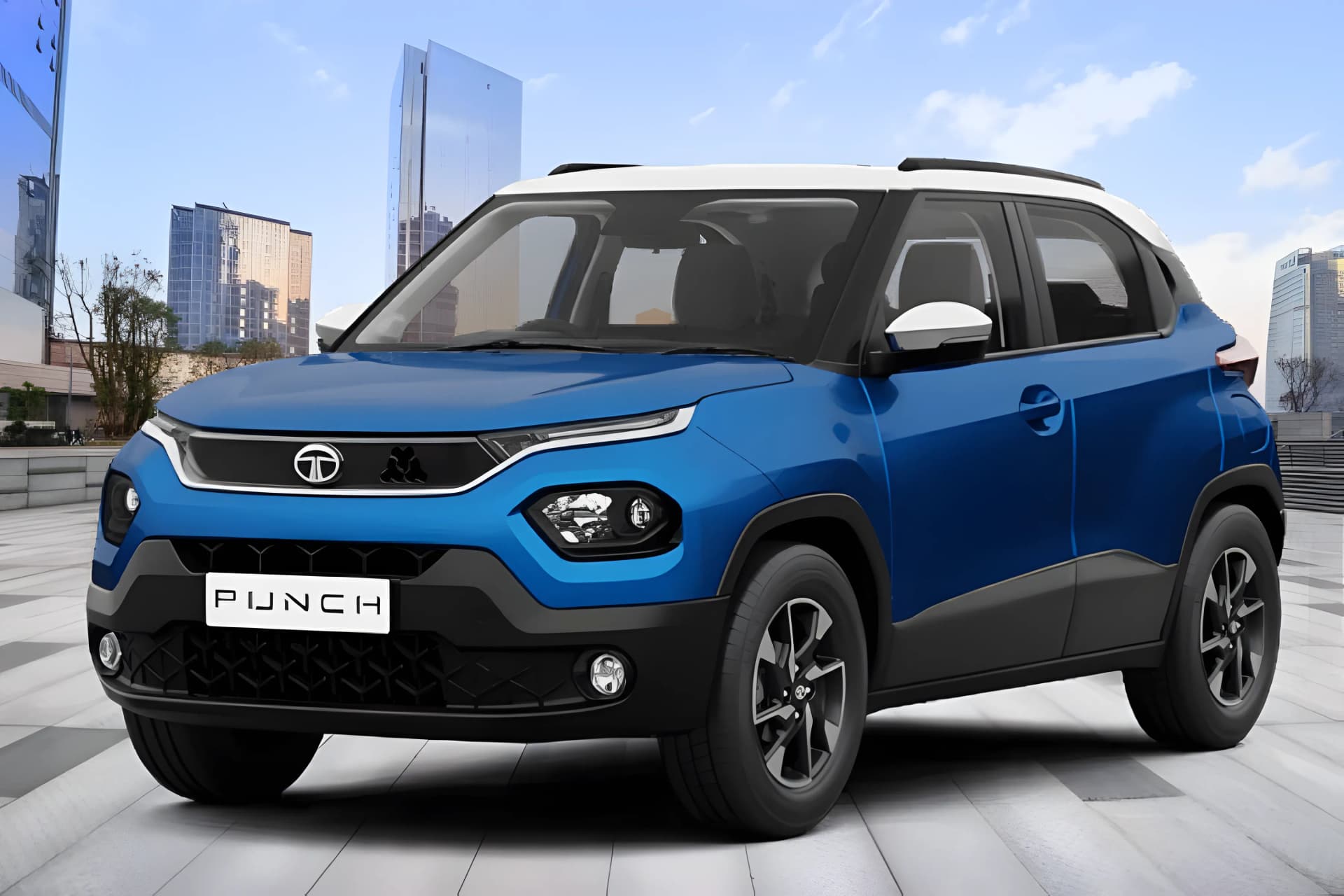 Tata Punch Front Left View