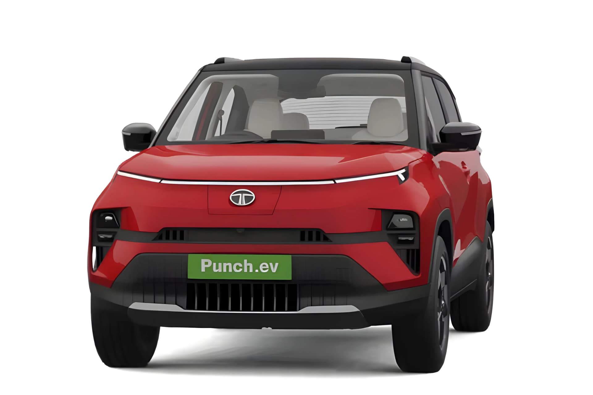 Tata Punch EV Bengal Rouge With Dual Tone color