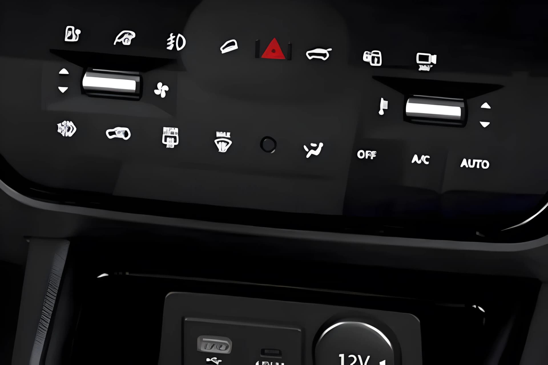 Tata Punch EV Dashboard Controls View