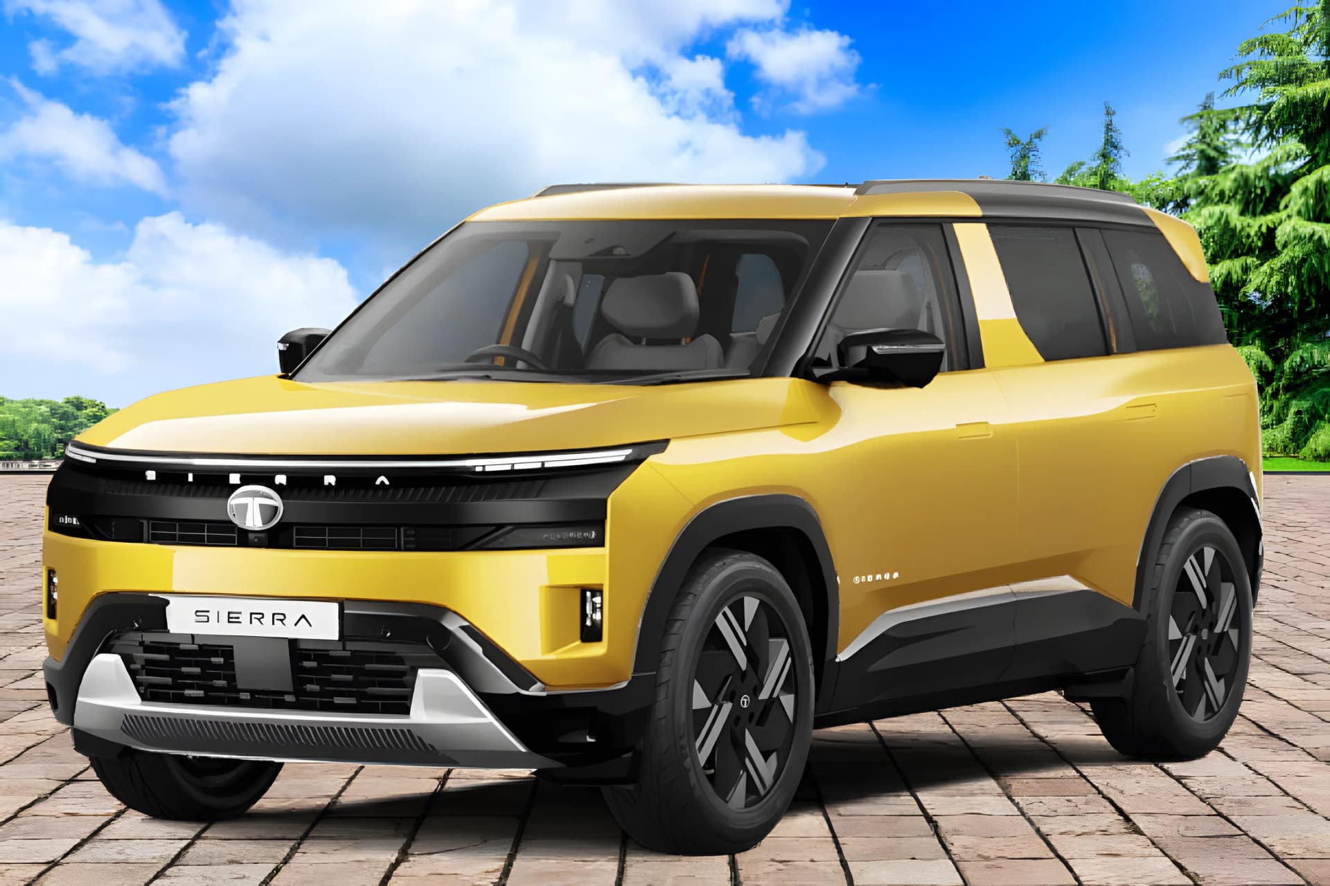 Tata Sierra Front Left View