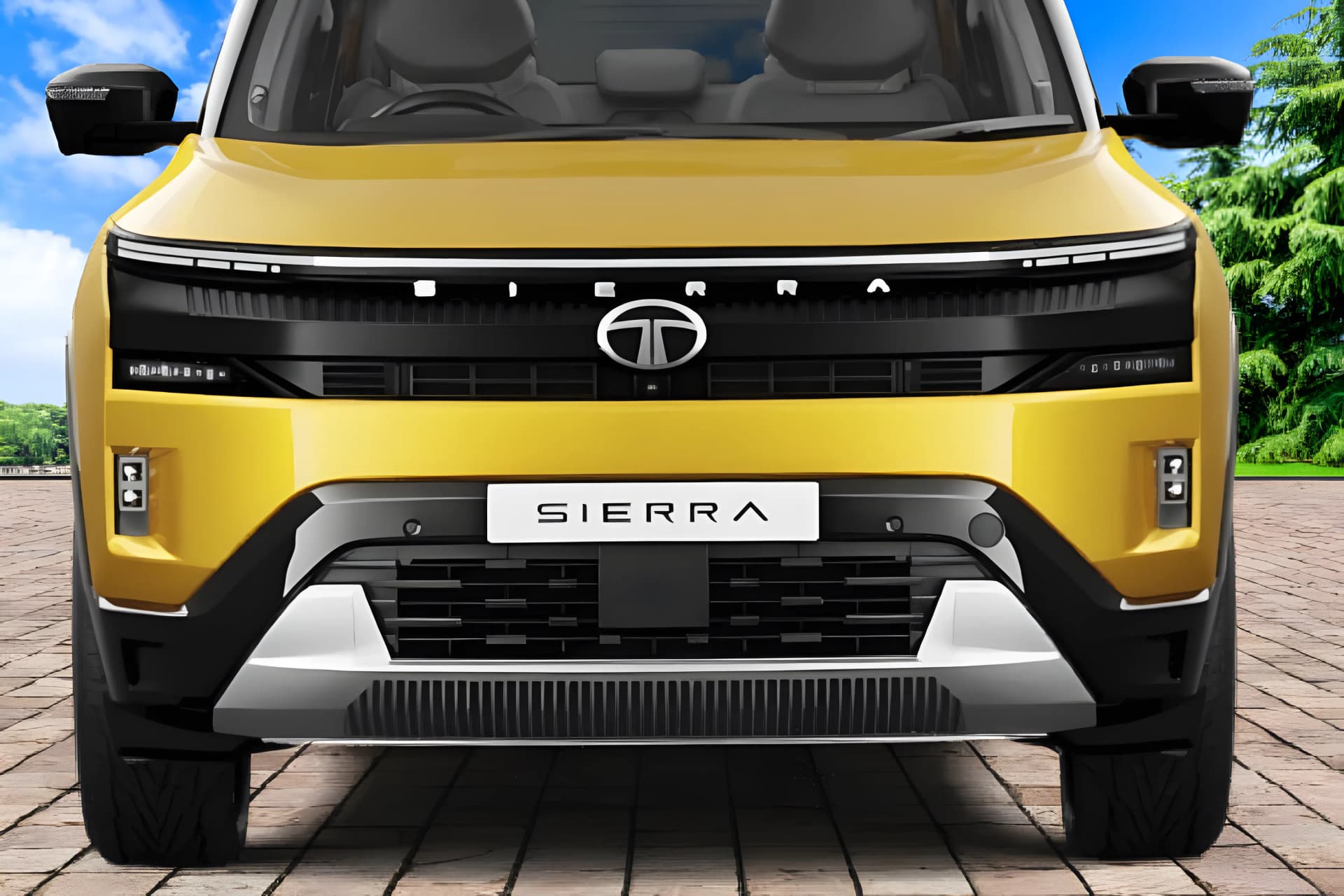 Tata Sierra Headlamp View
