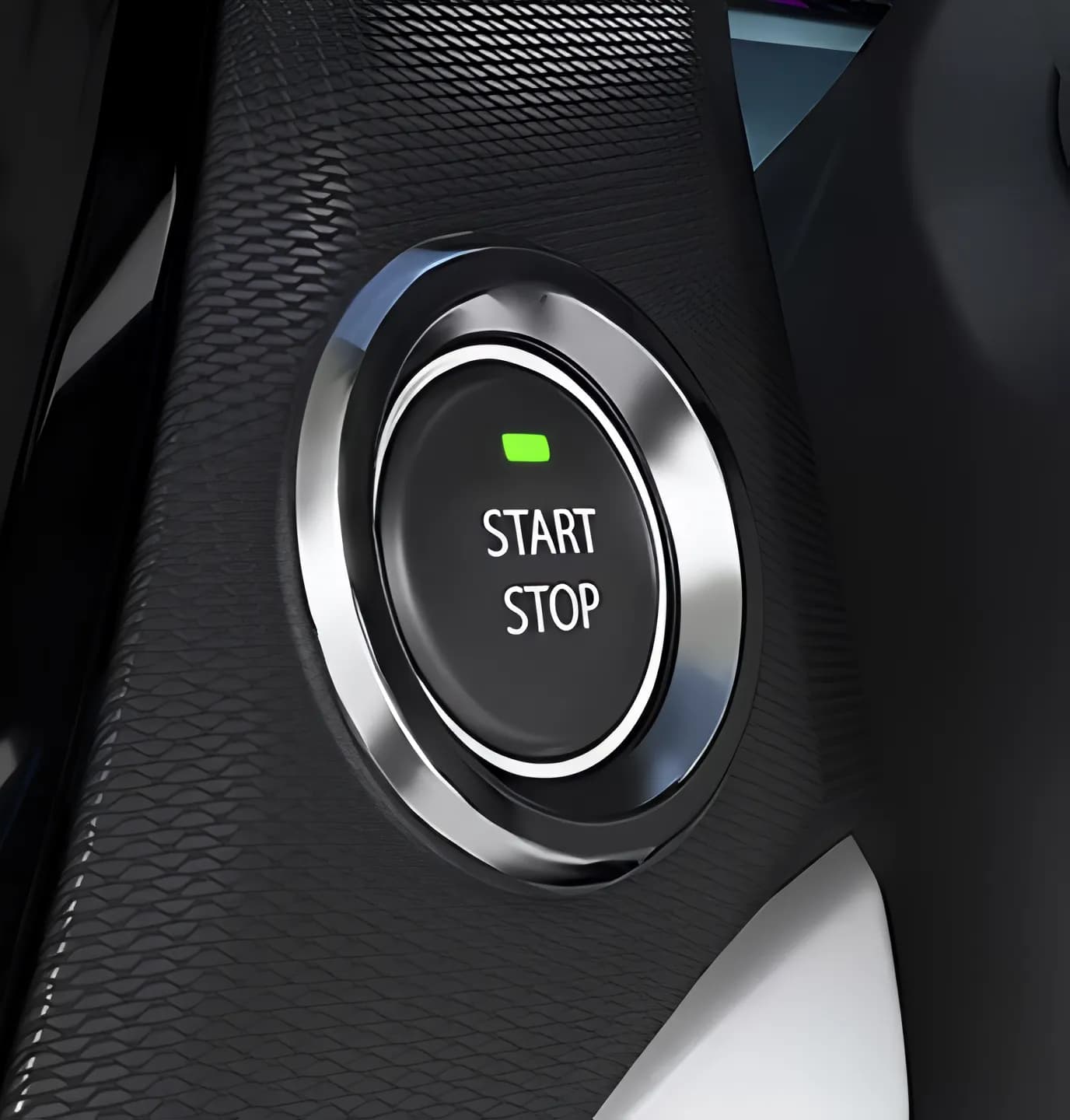 Tata Tigor EV Engine Start/Stop Button view