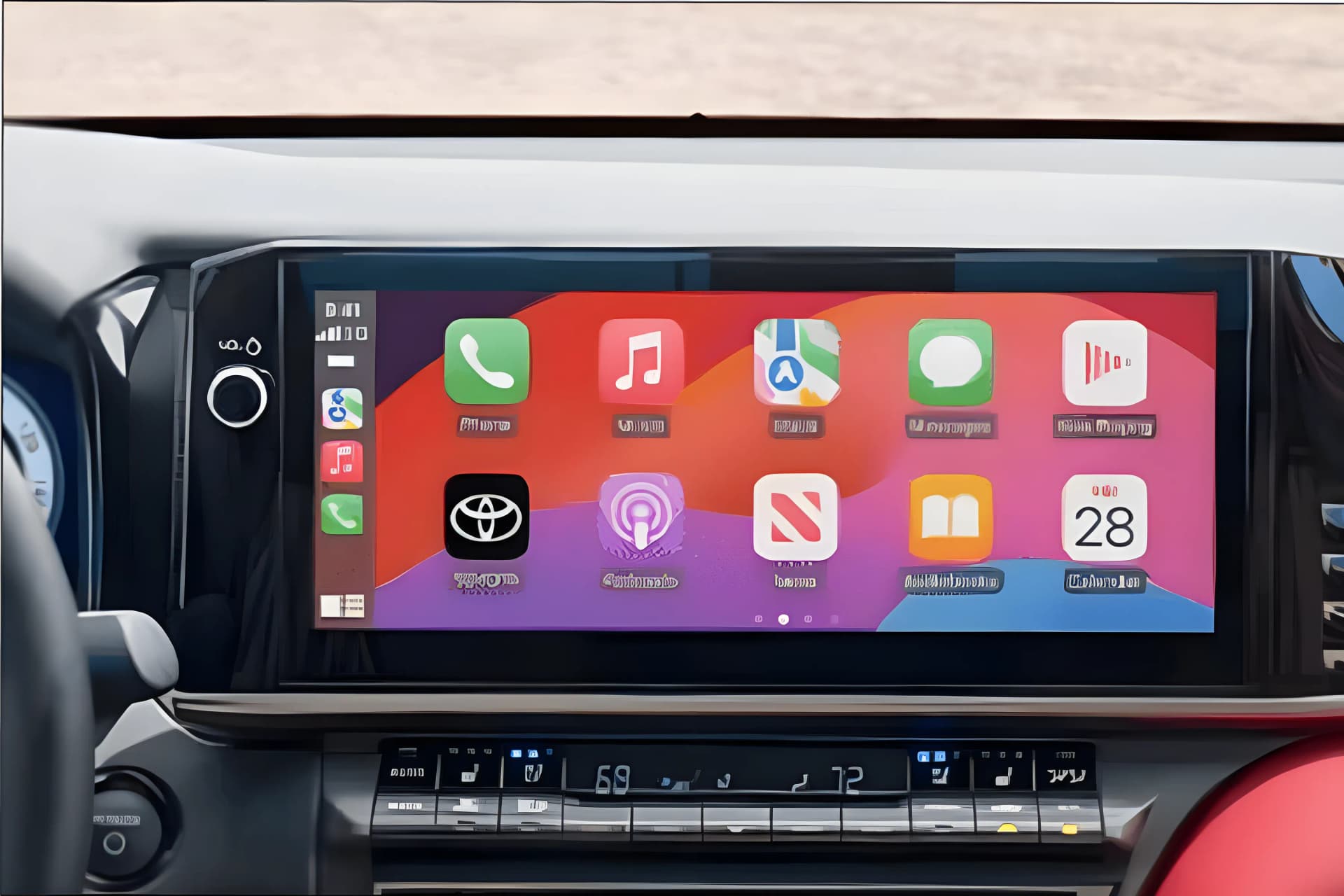 Toyota Camry Touch Screen View