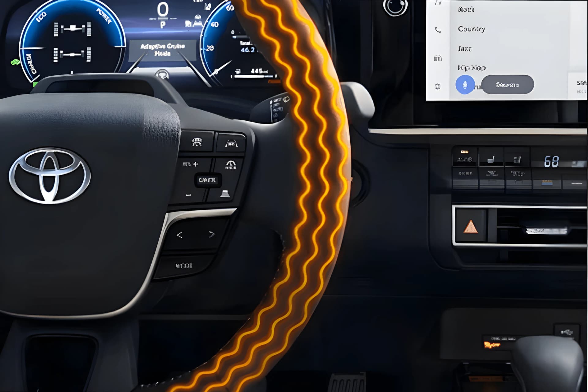 Toyota Camry Steering Wheel Handle Bars View