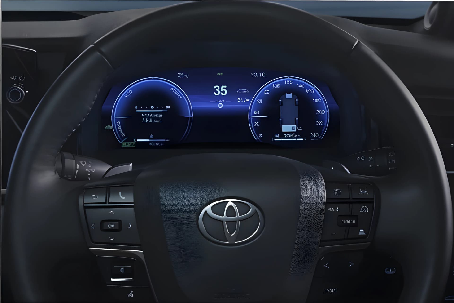 Toyota Camry Steering Wheel View