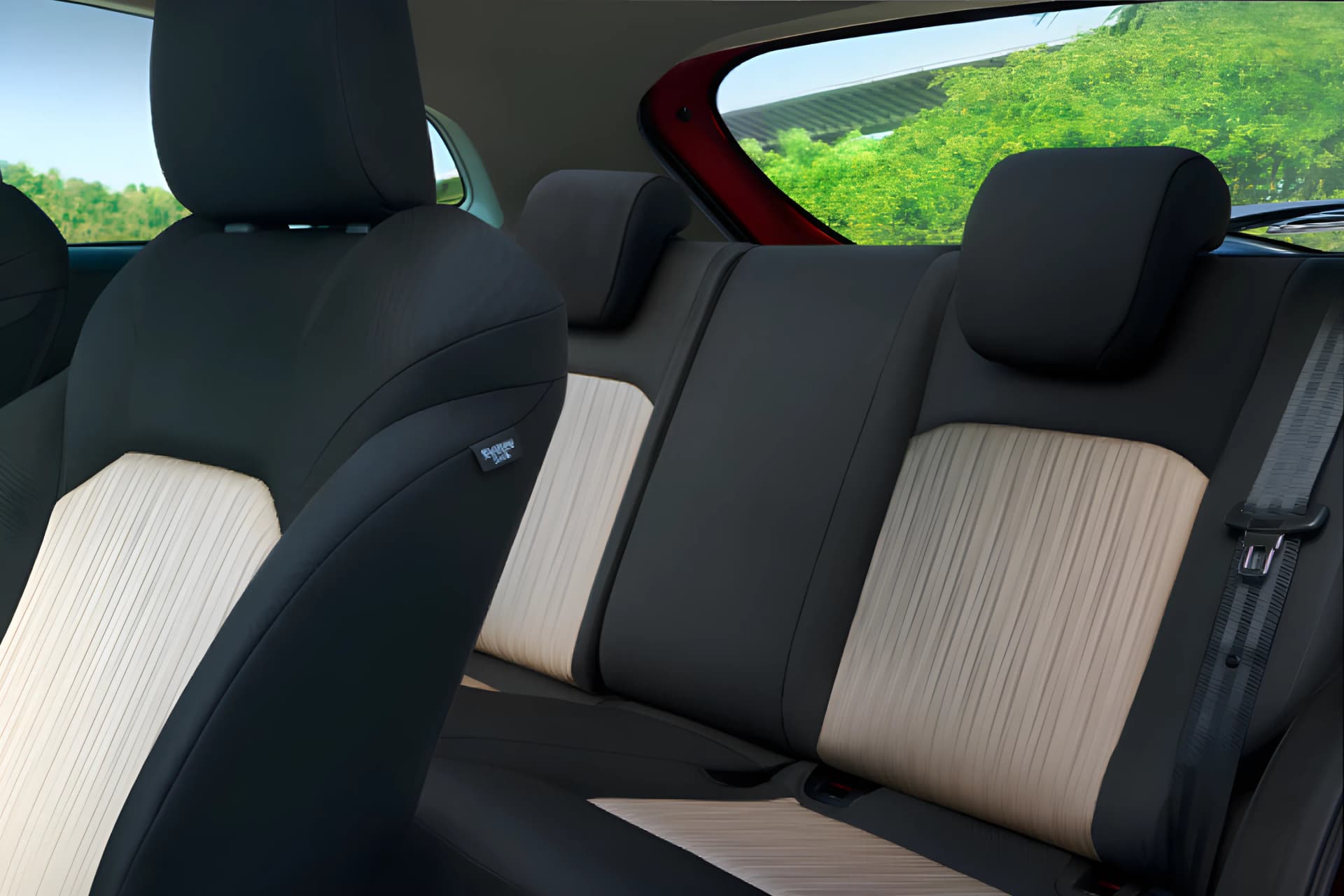Toyota Glanza Rear Seat View