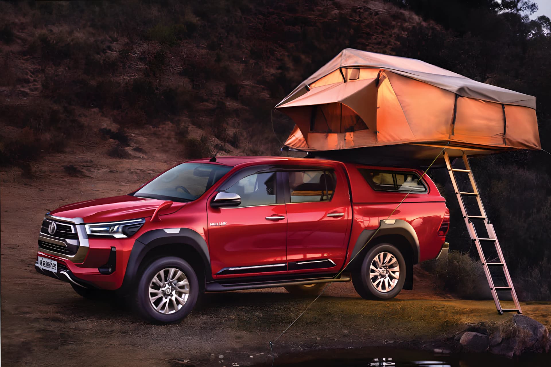 Toyota Hilux Roof Carrier View