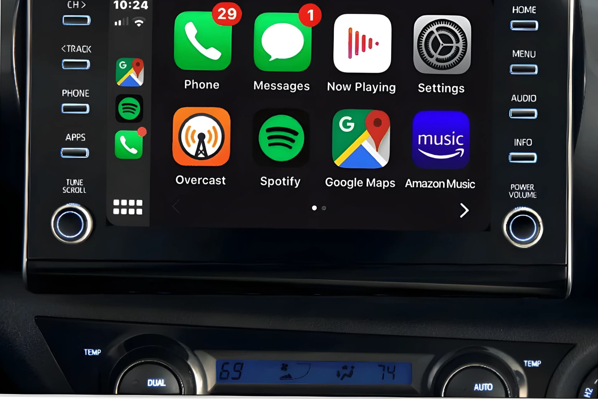 Toyota Hilux interior
