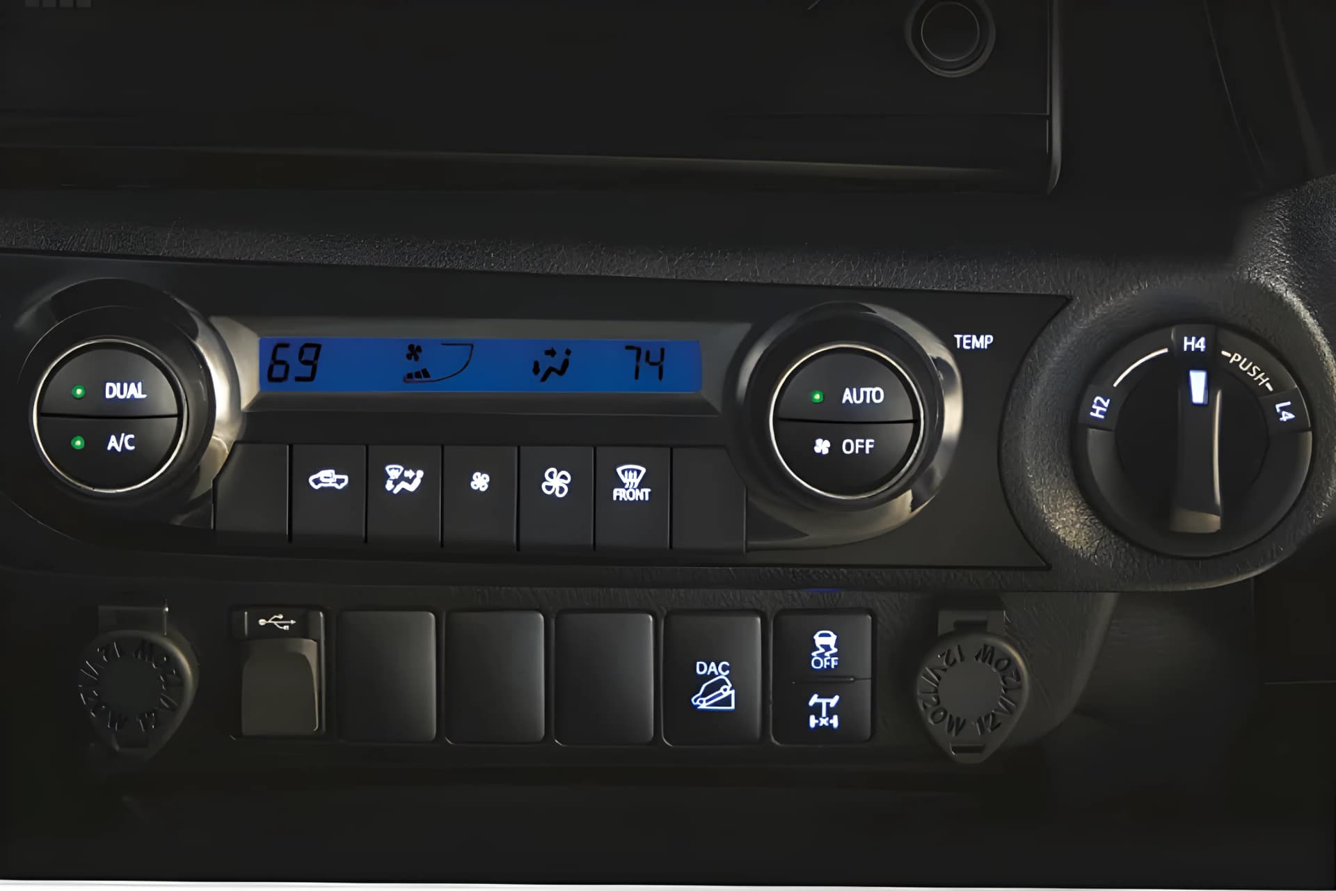 Toyota Hilux interior