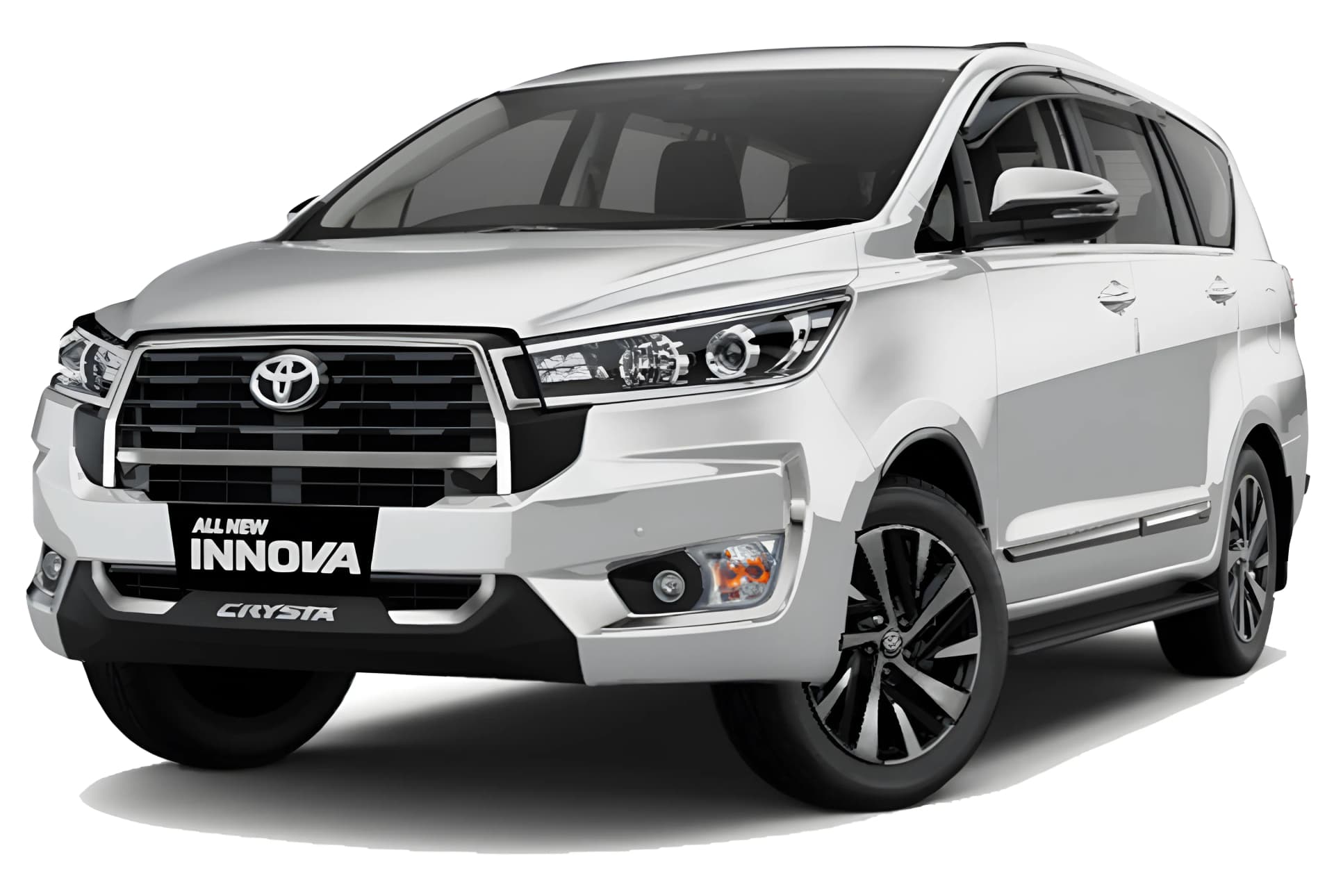 Toyota Innova Crysta Super White color