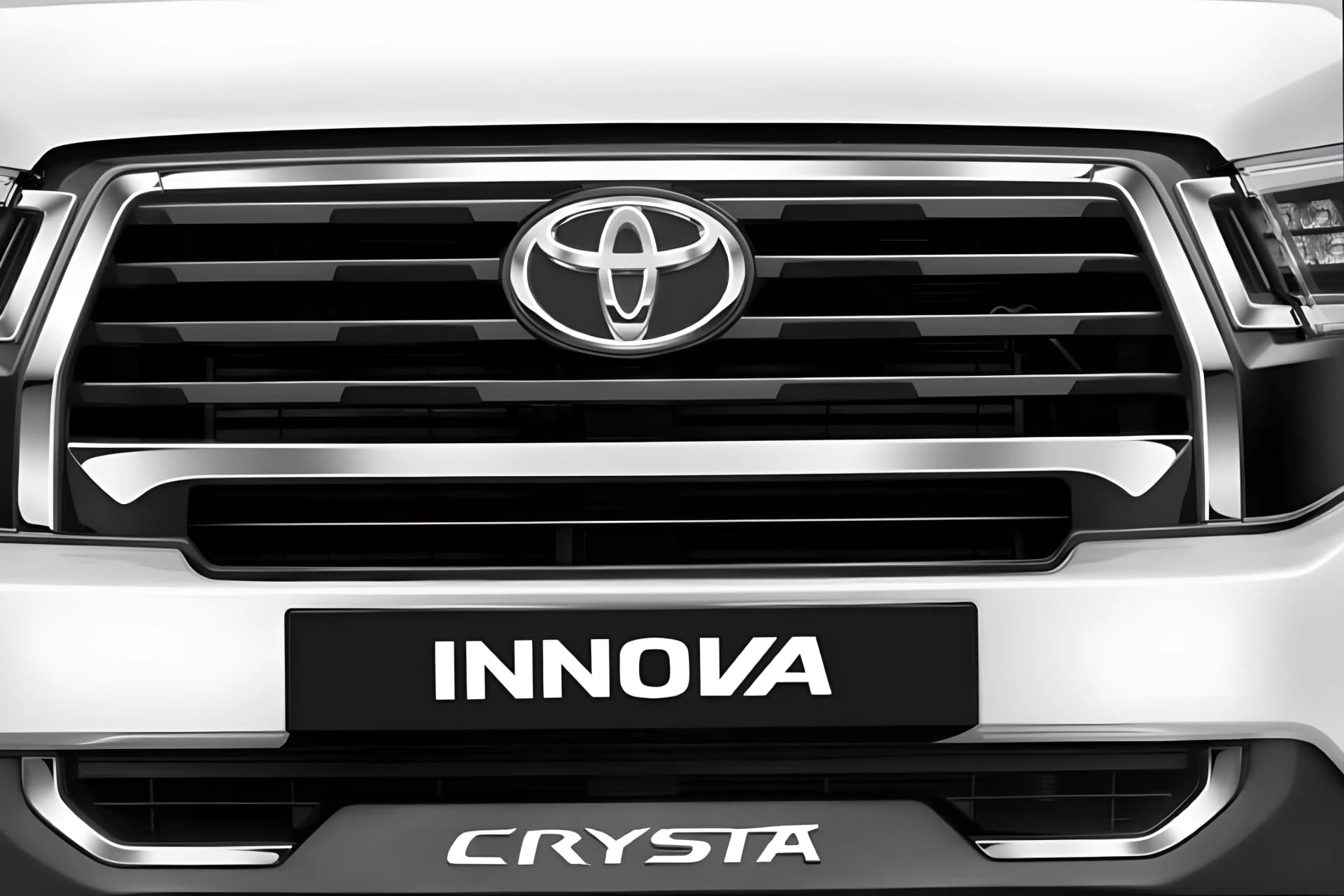 Toyota Innova Crysta Front Grille View
