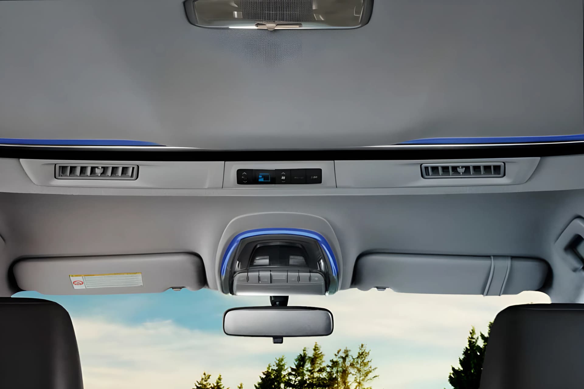 Toyota Innova Crysta Inside Rear View Mirror View