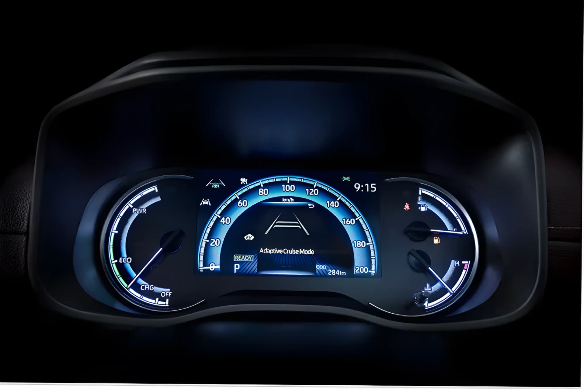 Toyota Innova Hycross Digital Cluster View