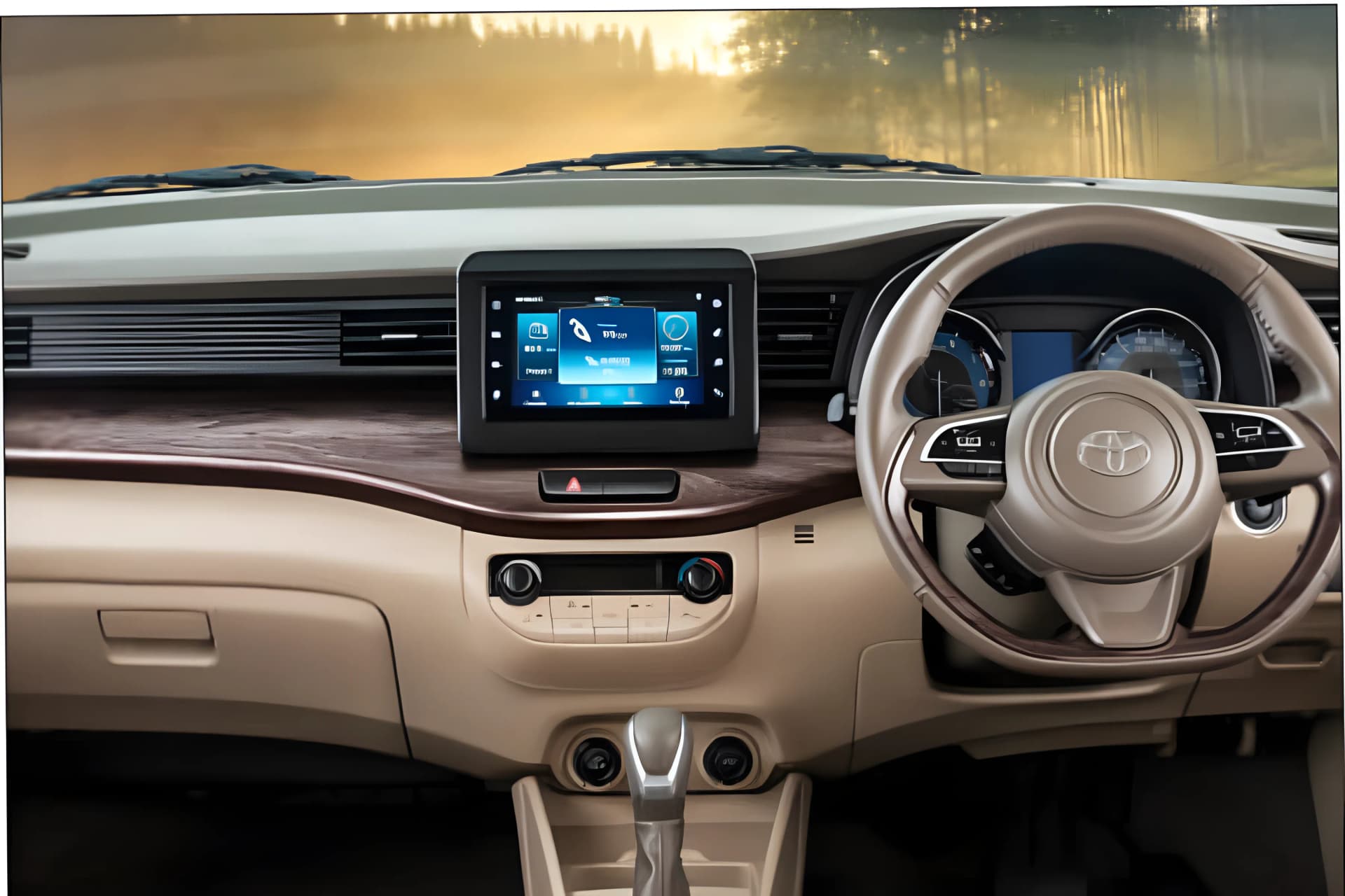 Toyota Rumion Interior Dashboard View
