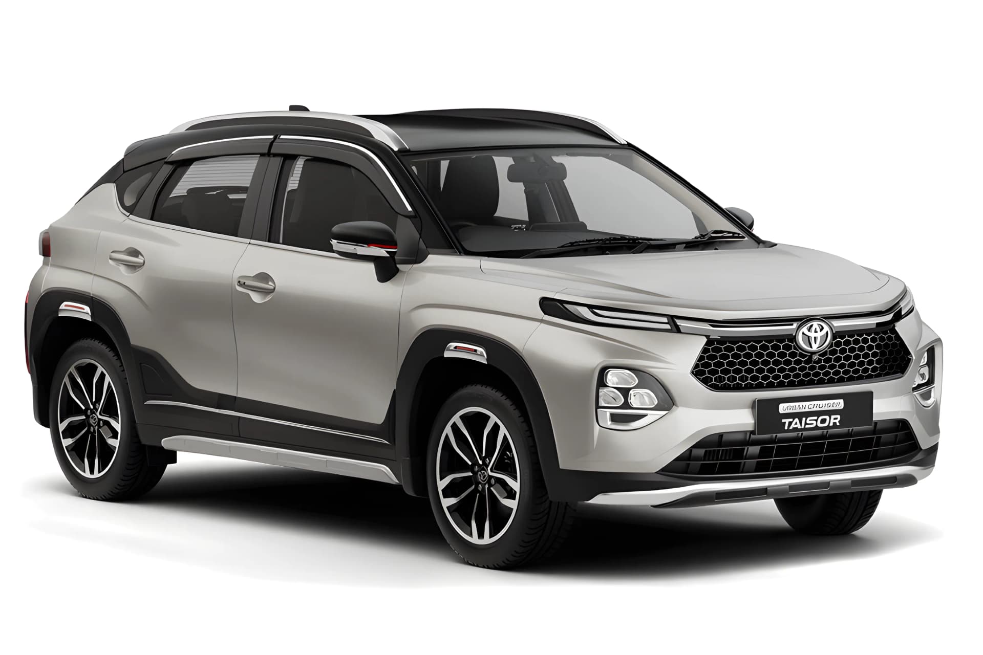 Toyota Urban Cruiser Taisor Cafe White With Midnight Black color