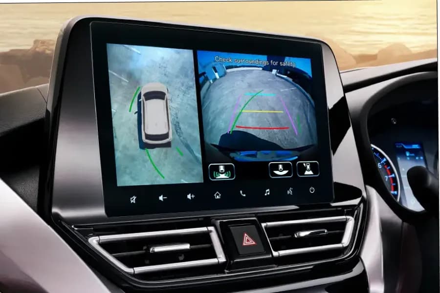 Toyota Urban Cruiser Taisor Rear Camera View